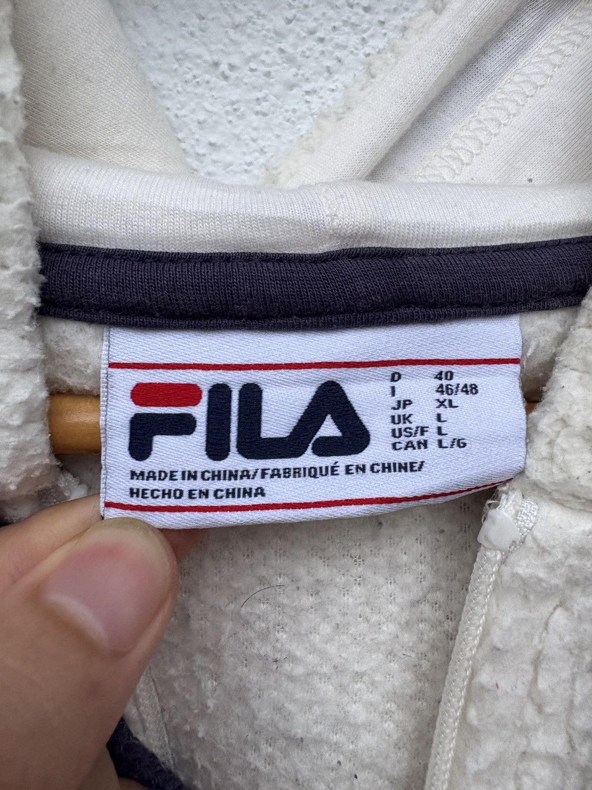 Fila Vintage Sportswear Fila Fleece Jacket Sherpa Lining Size US L / EU 52-54 / 3 - 5 Thumbnail
