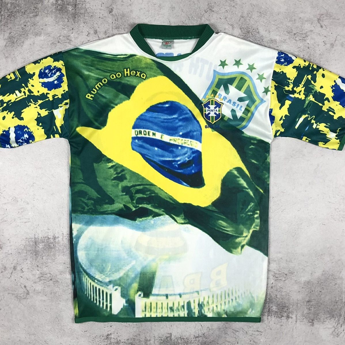 Vintage Brazil 2010 World Cup South Africa Jersey Size US L / EU 52-54 / 3 - 3 Thumbnail