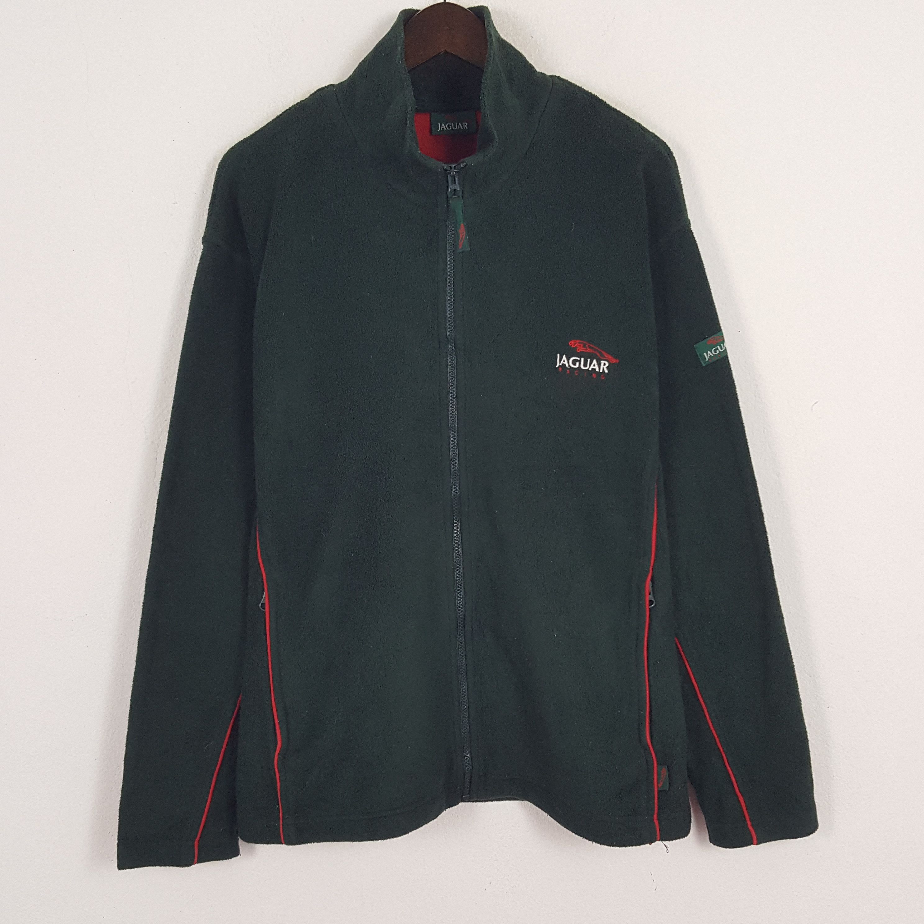 Japanese Brand × Vintage Vintage Jaguar Fleece Winter Jacket Size US M / EU 48-50 / 2 - 1 Thumbnail