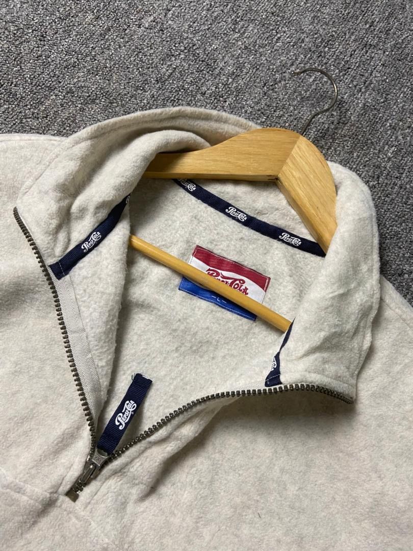 Pepsi Pepsi Cola Half Zipper Fleece Pullover Jacket (185) Size US L / EU 52-54 / 3 - 6 Thumbnail