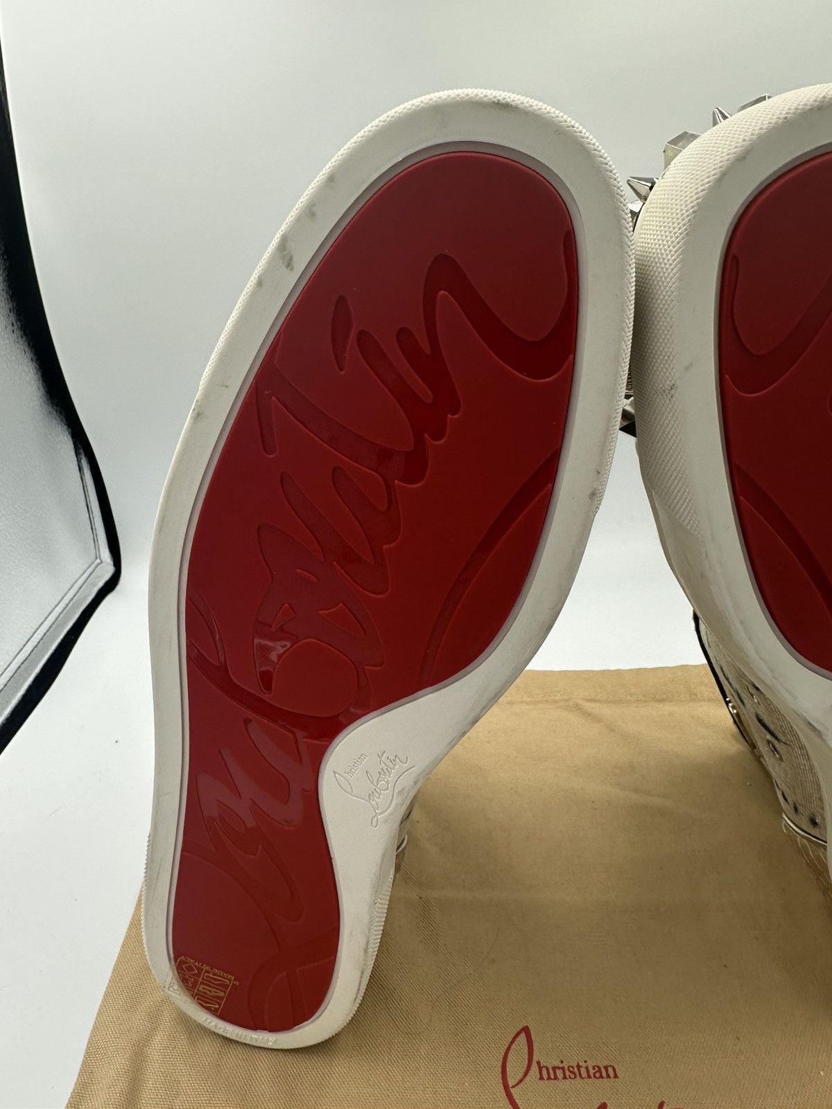 Christian Louboutin Christian Louboutin High Top Sneakers Size US 13 / EU 46 - 19 Thumbnail