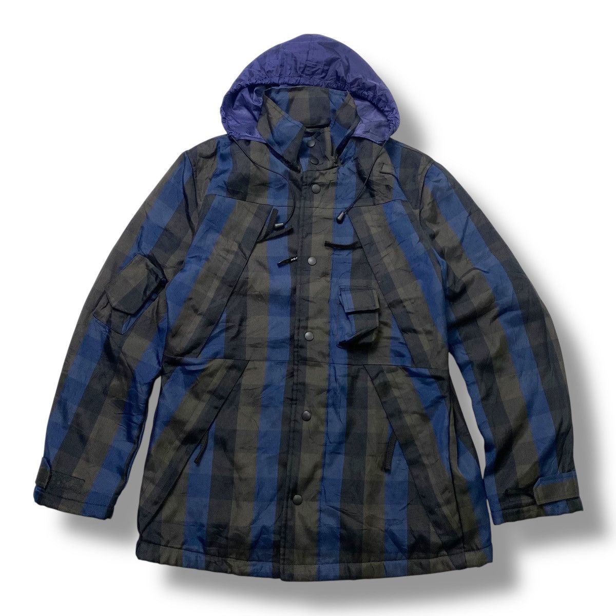 ABAHOUSE × Designer 1990s Abahouse - multipocket parachute jacket Size US L / EU 52-54 / 3 - 1 Thumbnail