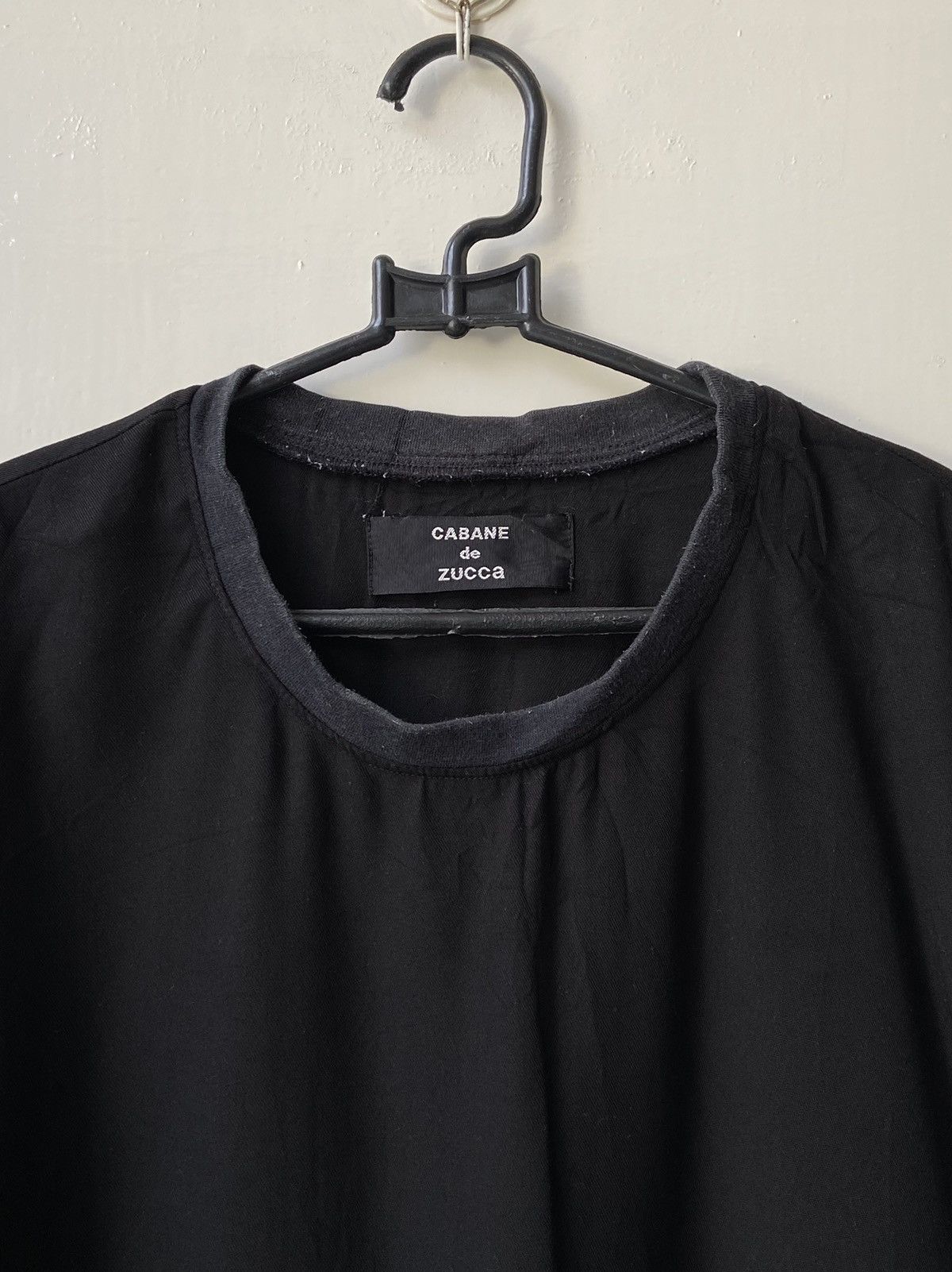 CABANE de ZUCCa × Issey Miyake × Zucca CABANE DE ZUCCA Black T-shirt Size US XL / EU 56 / 4 - 13 Thumbnail