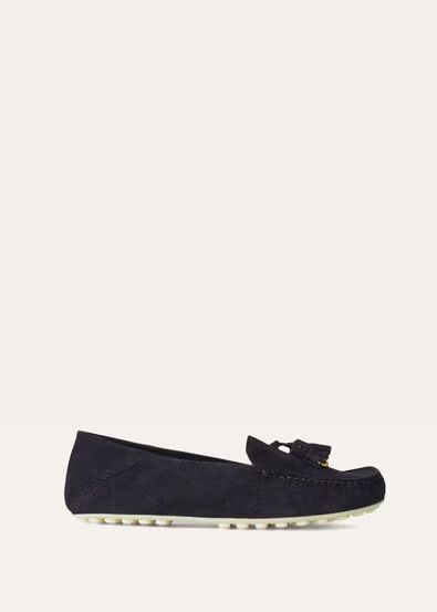 o1srvl11e0725 Dot Sole Walk Loafers in Navy Blue