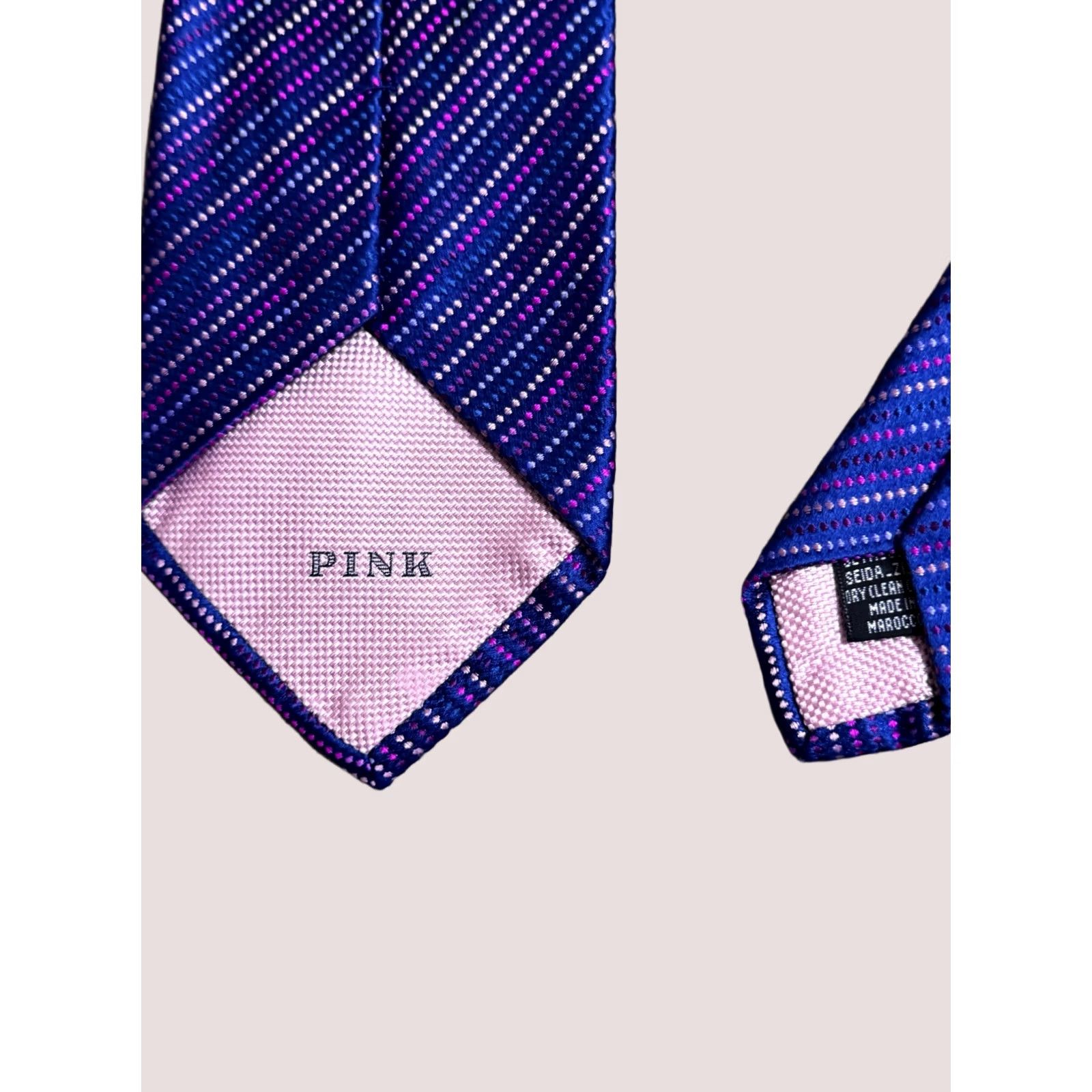 Pinko MINT Thomas Pink Colorful Mens Silk Necktie Tie Size ONE SIZE - 1 Thumbnail