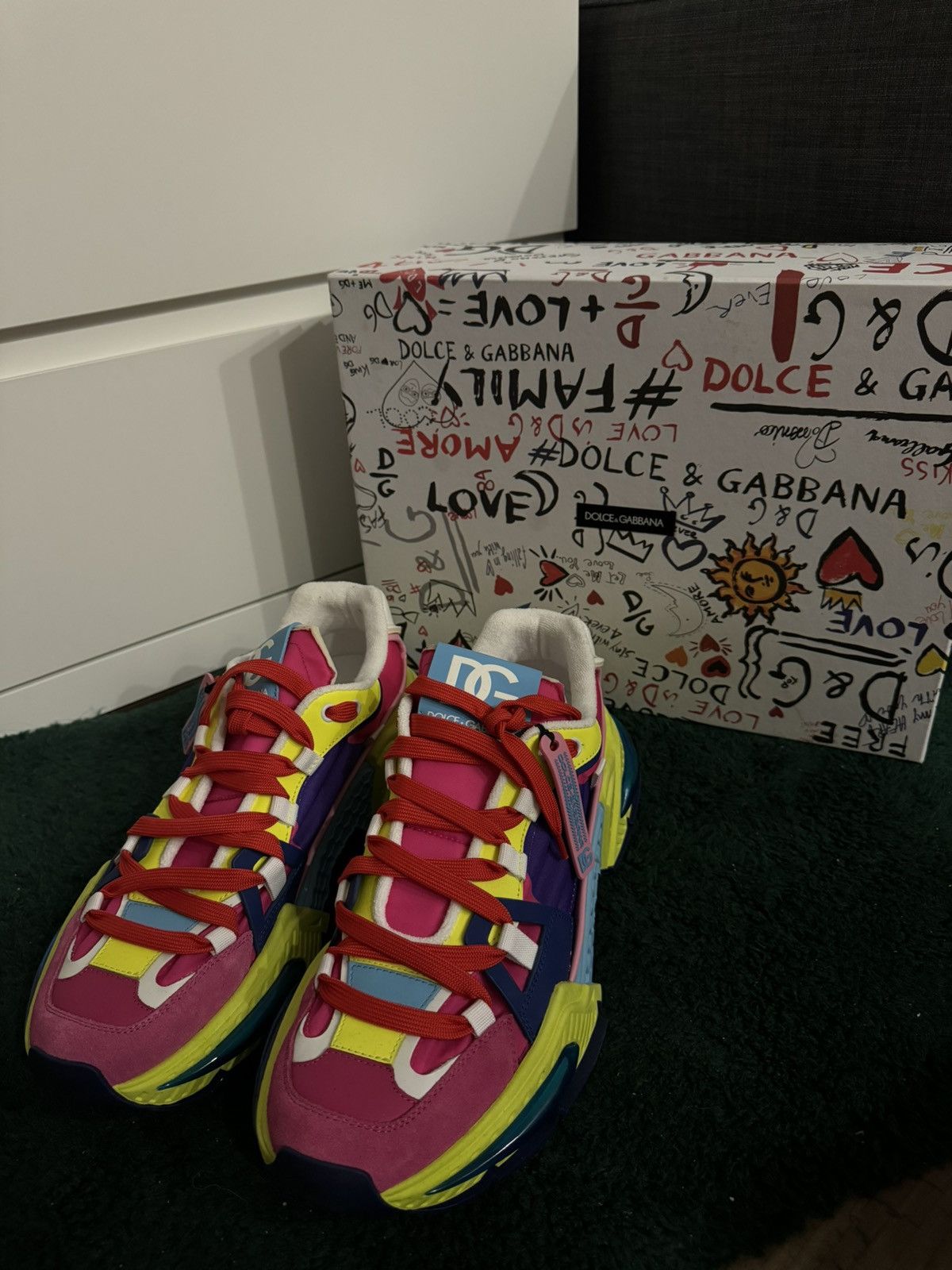 Dolce & Gabbana Dolce & Gabbana multicolour sneakers Size US 8.5 / EU 41-42 - 1 Thumbnail
