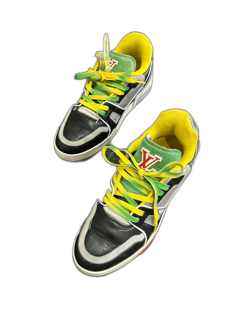 Lv Trainer Black with Colorful Laces