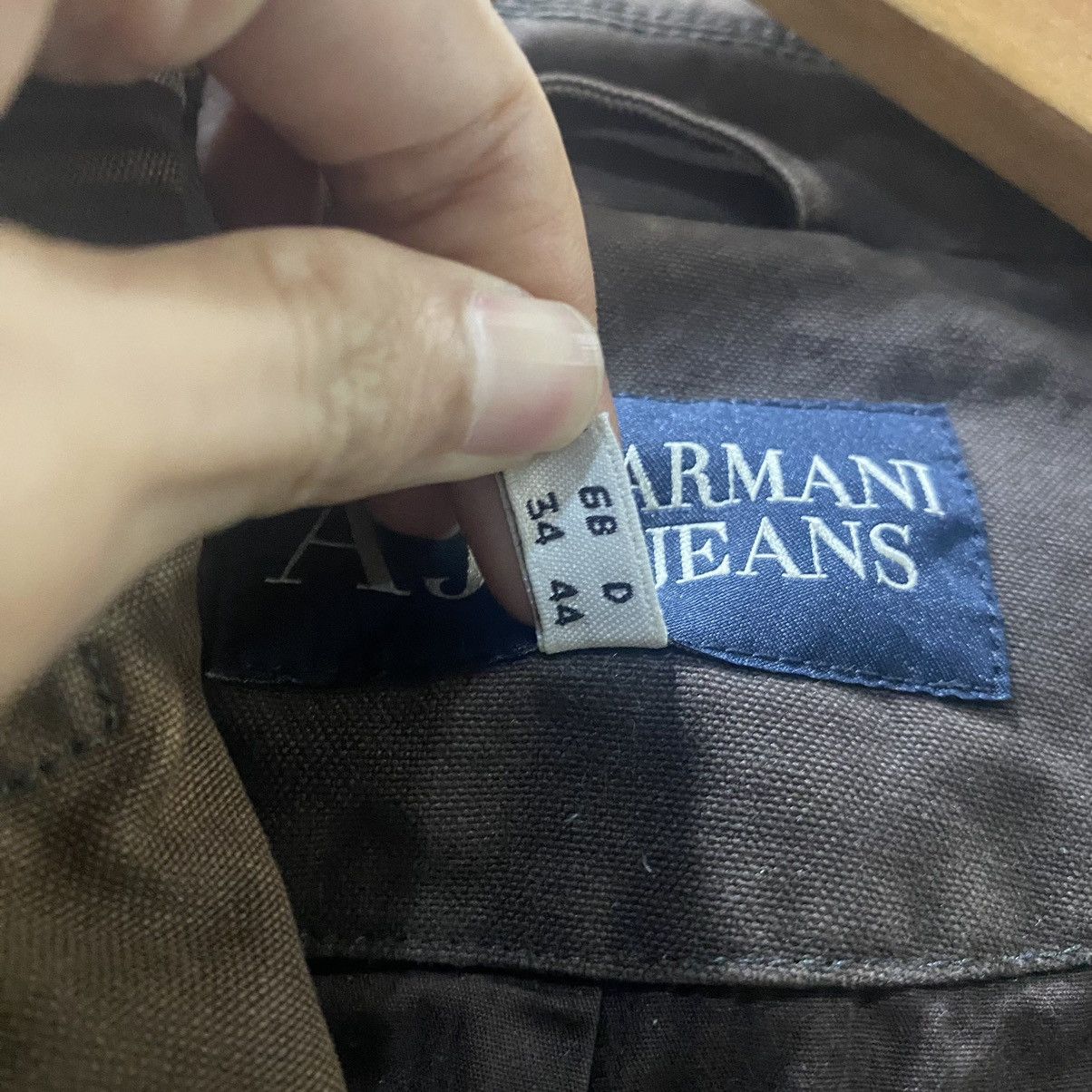 Armani VINTAGE RARE‼️ARMANI JEANS Blazer Jackets Archive Size 44S - 12 Thumbnail