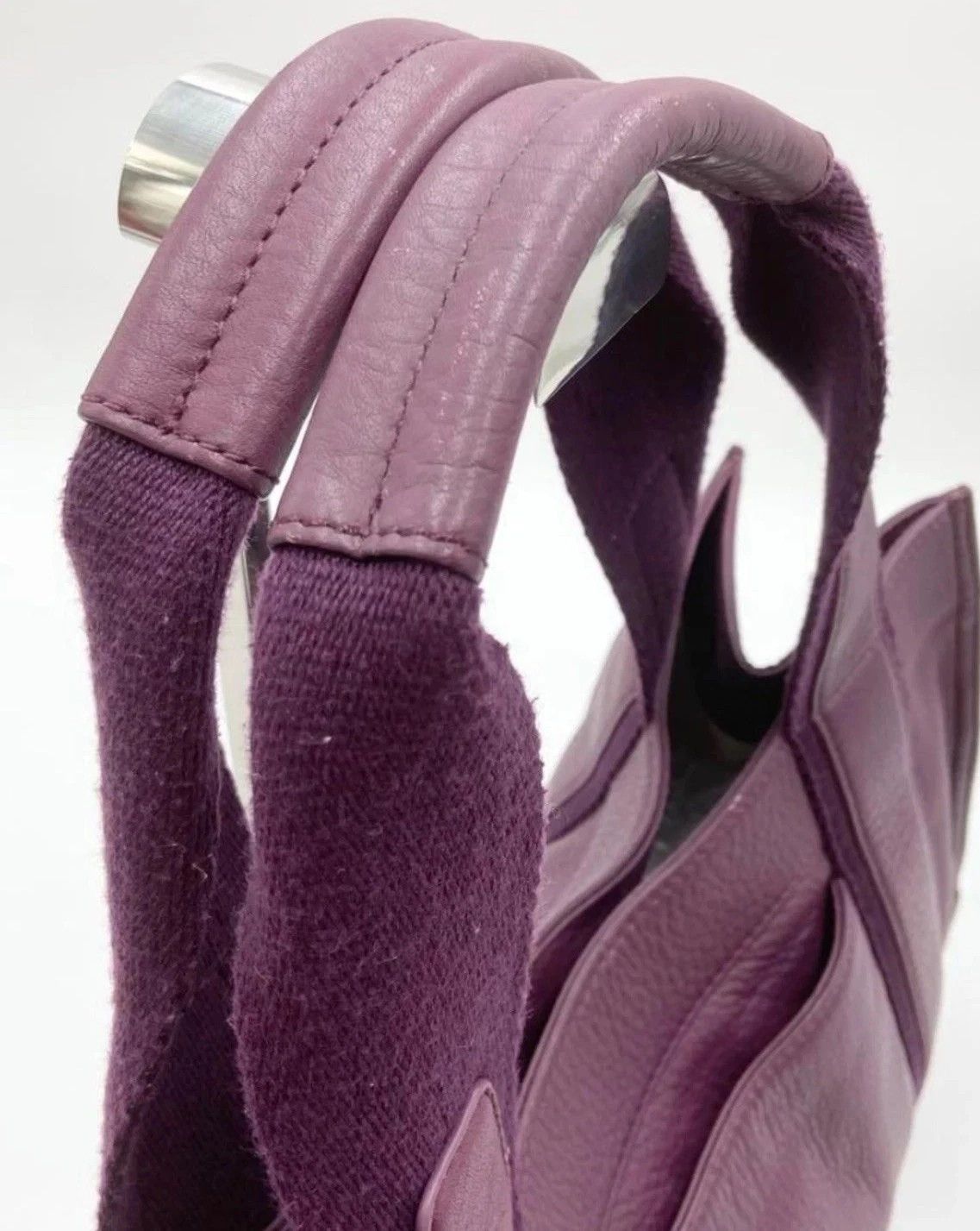 Tory Burch Tory Burch "True Violet" Mini Leather Tote Size ONE SIZE - 5 Thumbnail