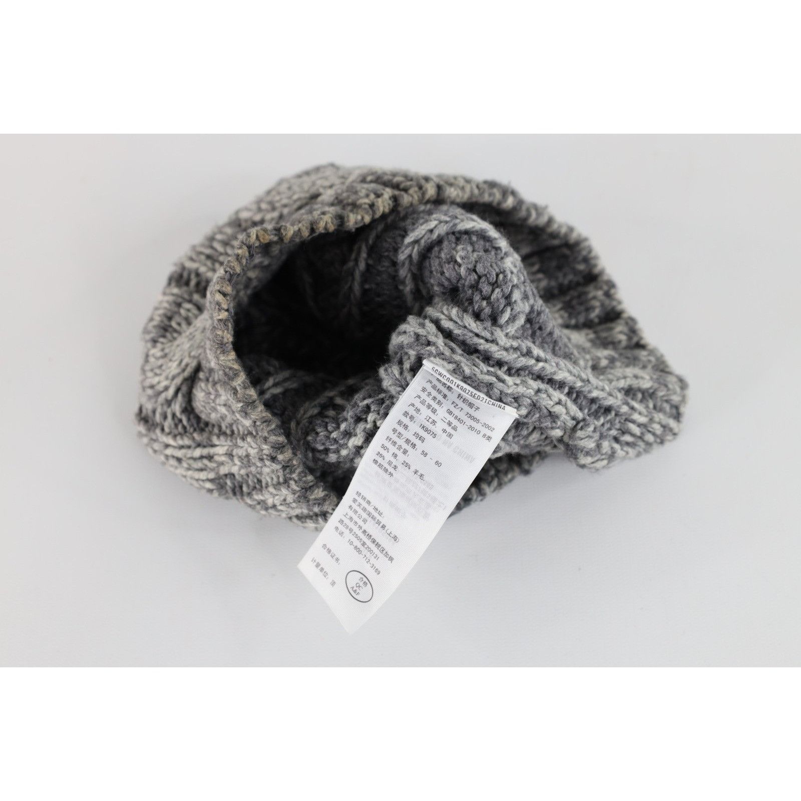 Abercrombie & Fitch Vintage Y2K Abercrombie & Fitch Wool Chunky Knit Beanie Hat Size ONE SIZE - 7 Thumbnail