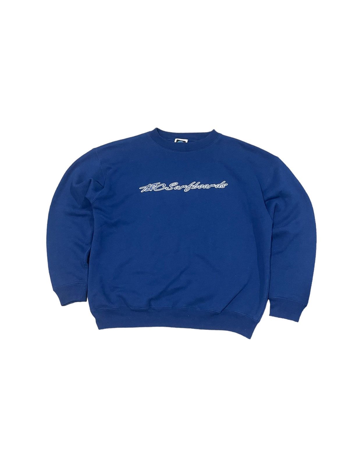 image of Made In Hawaii x Sun Surf Vintage T&c Surf Boards Hawaii Sweatshirt in Blue, Men's (Size Medium)