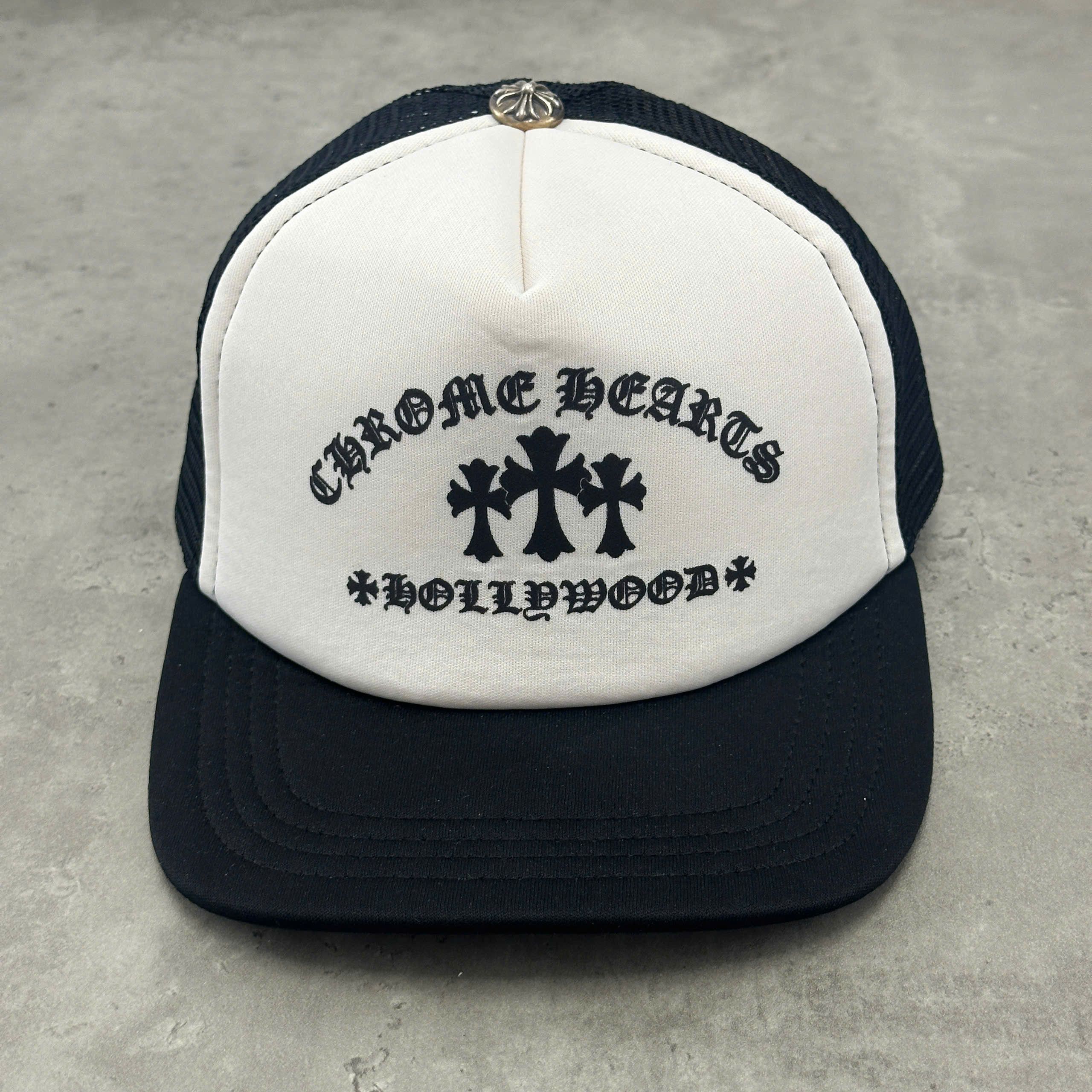Chrome Hearts CHROME HEARTS King Taco Trucker Hat WHITE/BLACK Size ONE SIZE - 1 Thumbnail