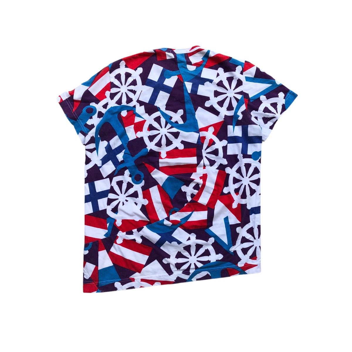 Japanese Brand Tricot COMME des GRACONS Rare Allover Printed T-Shirt Size S / US 4 / IT 40 - 2 Thumbnail
