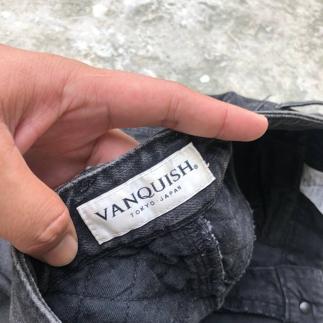 Vanquish Vanquish Distress Ripped Jeans Punk Denim Size US 30 / EU 46 - 7 Thumbnail