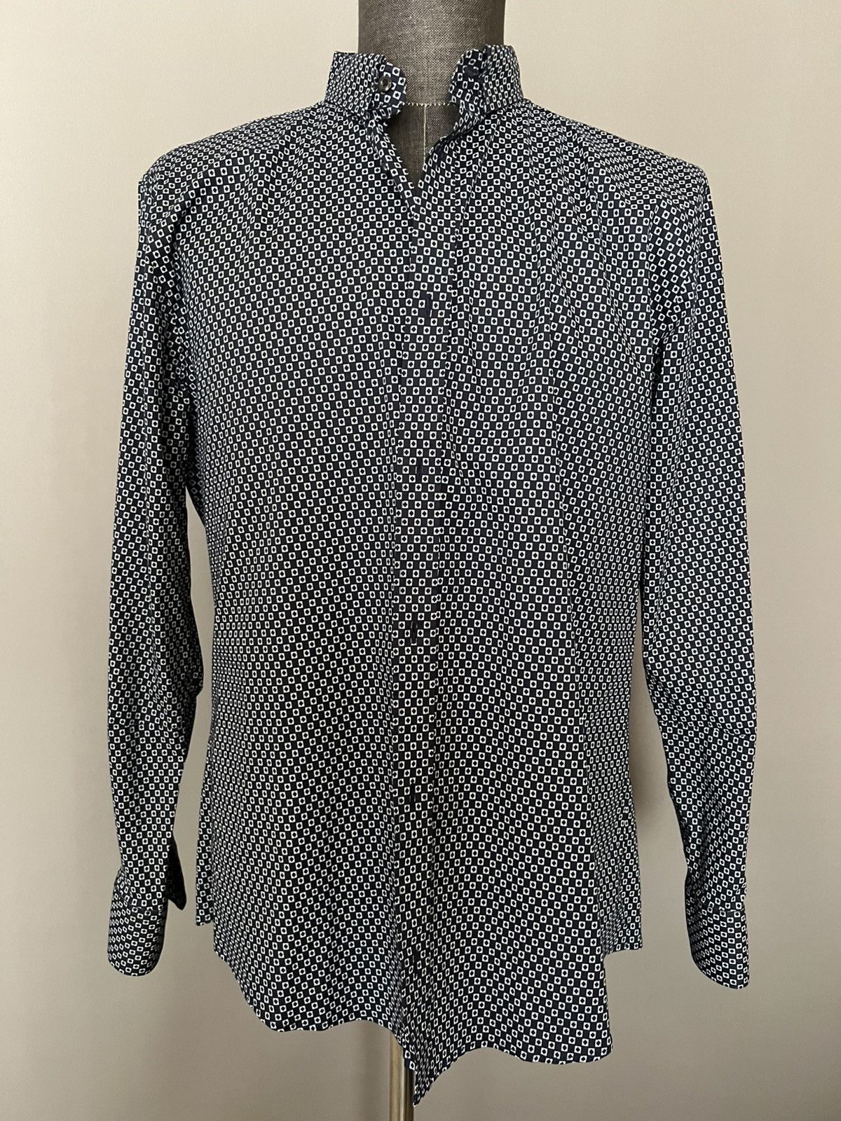 Scotch & Soda Scotch & Soda men's blue button down dress casual shirt Size US XL / EU 56 / 4 - 1 Thumbnail