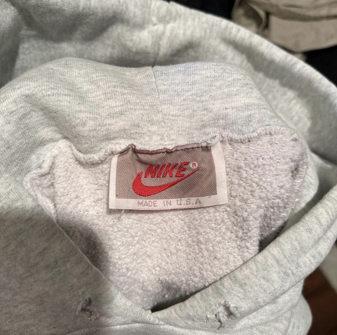 Nike × Vintage 90s Nike Hoodie Size US M / EU 48-50 / 2 - 7 Thumbnail