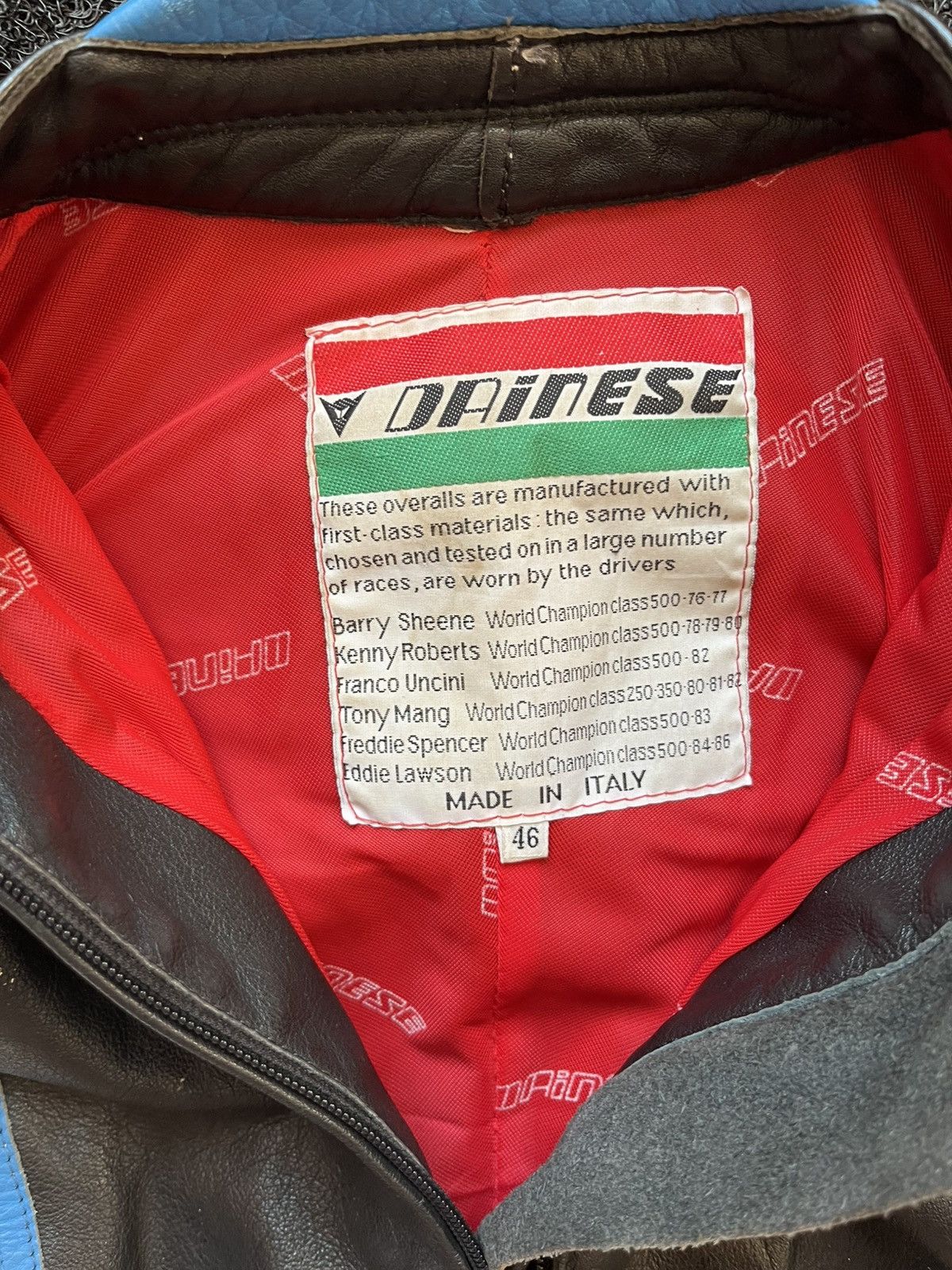 Dainese × Vintage Vintage Dainese Women's Racing Motorcycle Leather Jacket Size M / US 6-8 / IT 42-44 - 5 Thumbnail