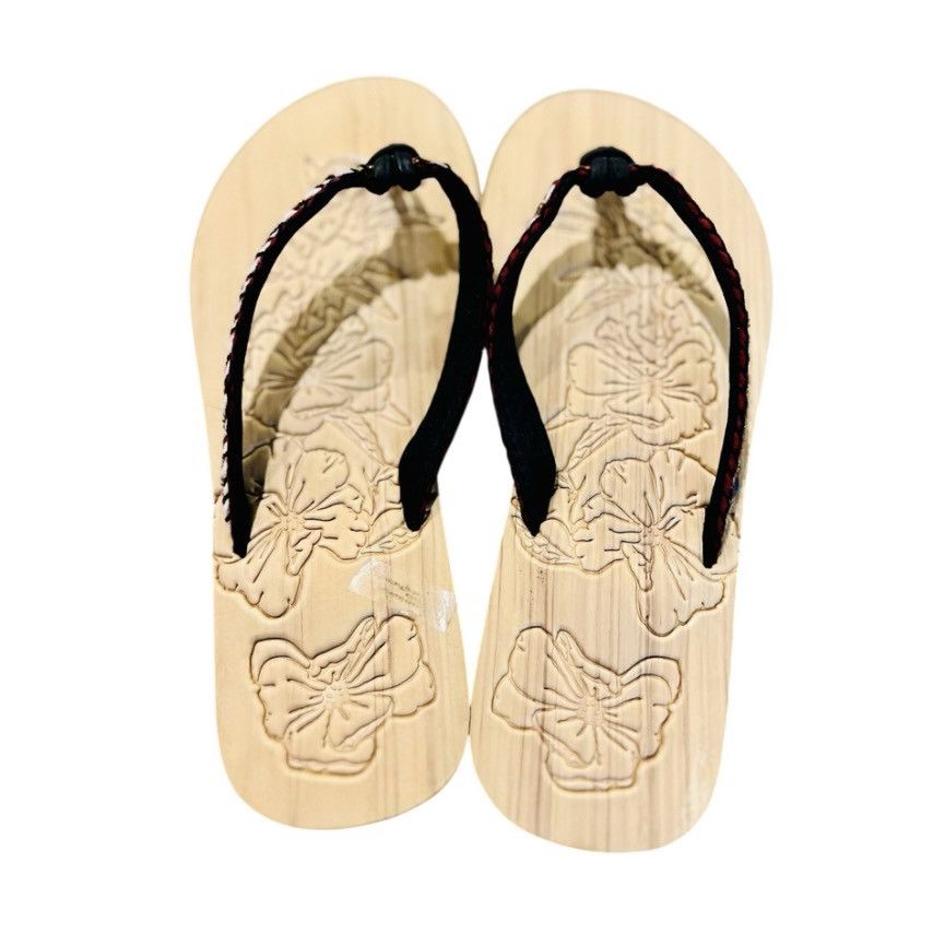 Other NWOT Hibiscus Thong Sandals Women’s Sz 8 Tropical Flip Flops Size US 8 / IT 38 - 2 Thumbnail