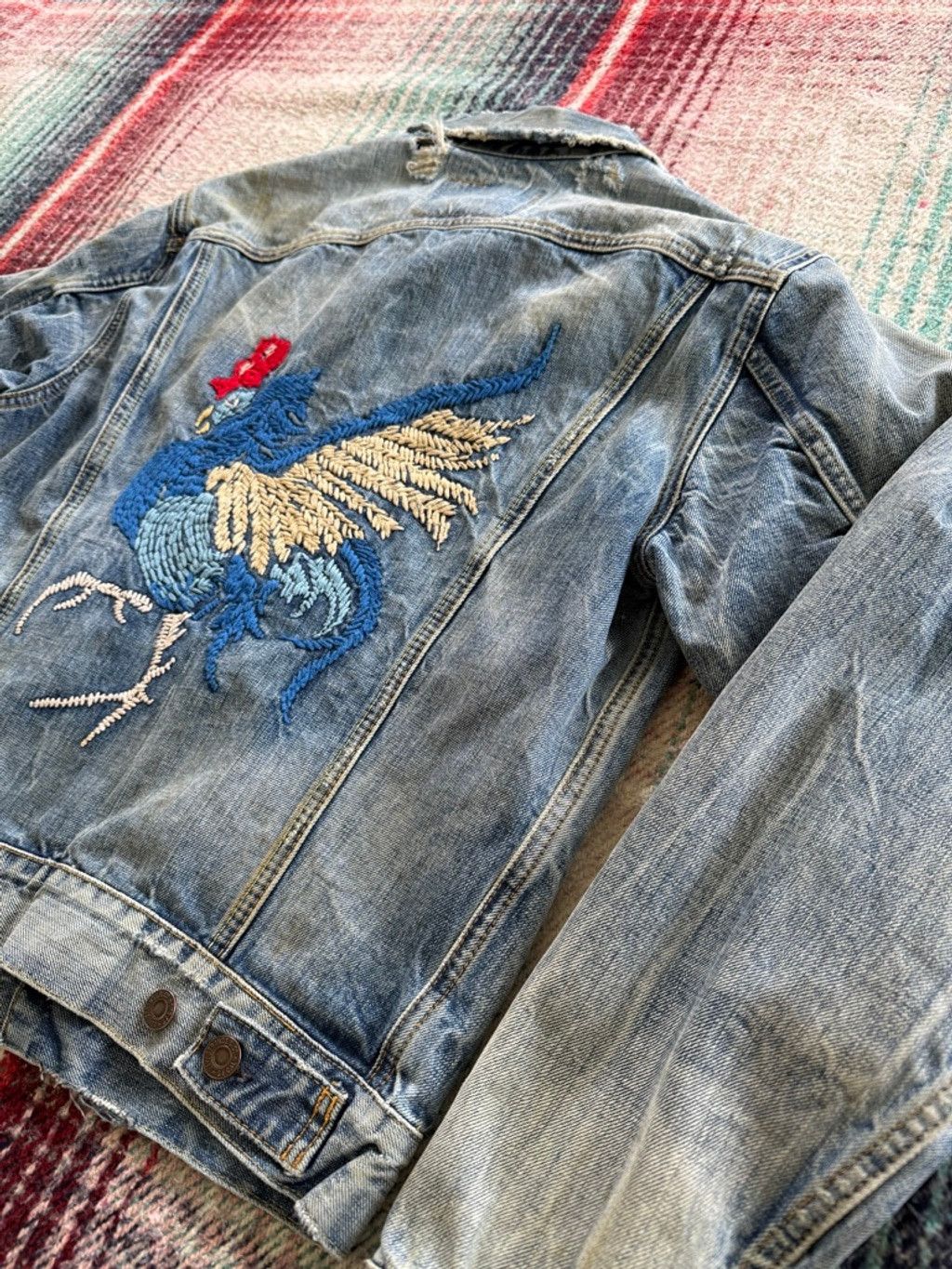 Levi's 70s Levi’s LVC Type 3 Embroidered Rooster Denim Jacket M Size US M / EU 48-50 / 2 - 4 Thumbnail