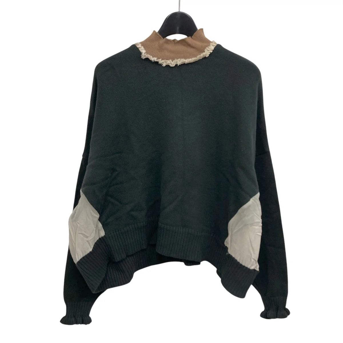 Undercover Layered Mock Neck Knit Sweater Size S / US 4 / IT 40 - 1 Thumbnail