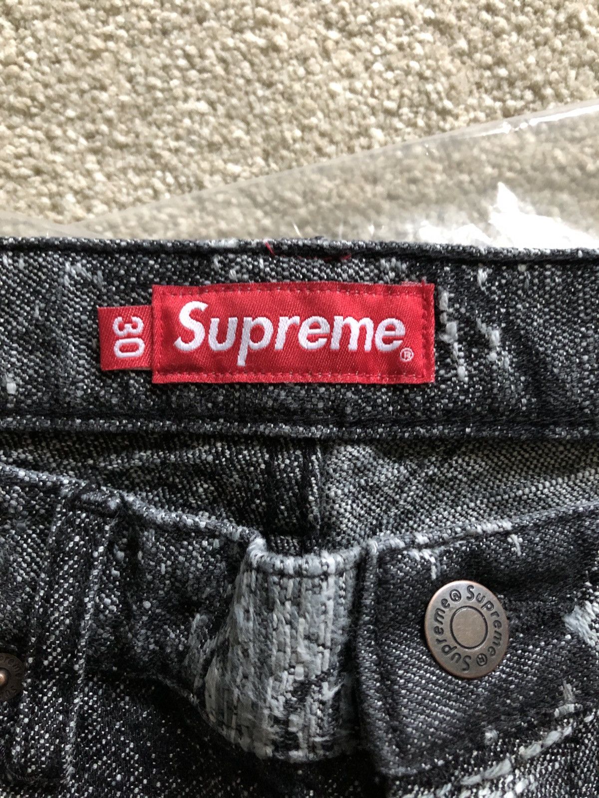 Supreme Supreme archive jacquard denim jeans size 30 Size US 30 / EU 46 - 8 Thumbnail
