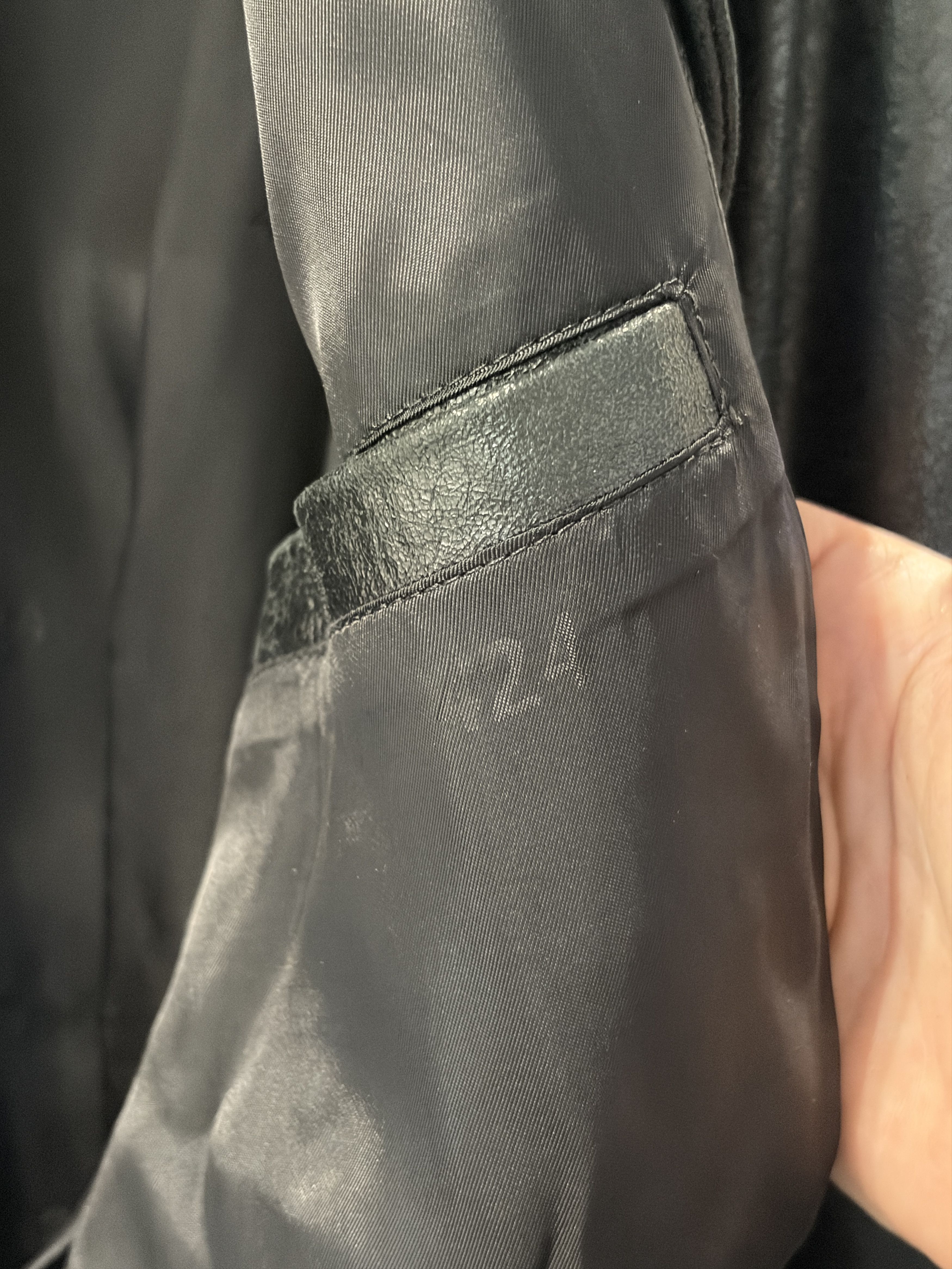 424 424 Paper Effect Distressed Leather Trench Coat Size US S / EU 44-46 / 1 - 18 Thumbnail