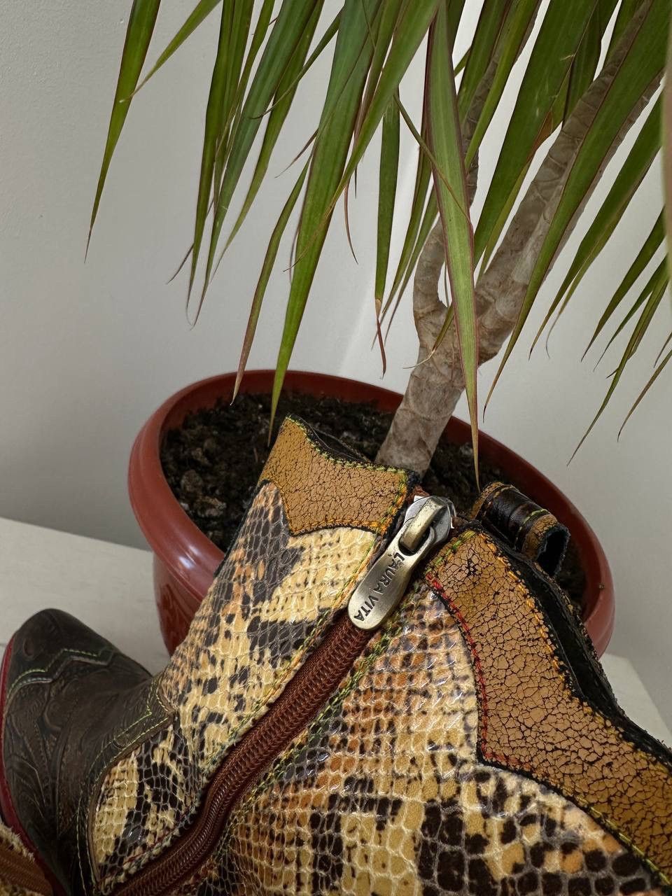 Japanese Brand × Vintage Vintage Japanese Laura Vita Cowboy Boots Size US 9 / IT 39 - 18 Thumbnail