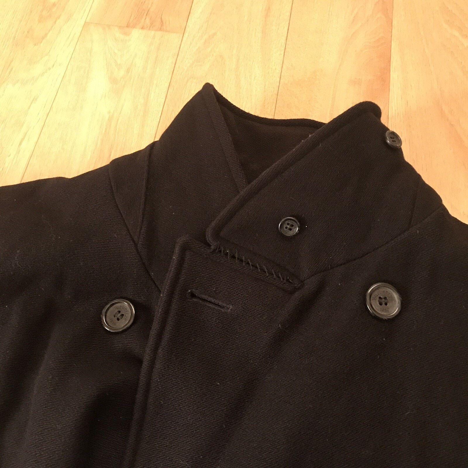 Burberry vintage BURBERRY winter Jacket coat Double Breasted wool Size US XL / EU 56 / 4 - 5 Thumbnail