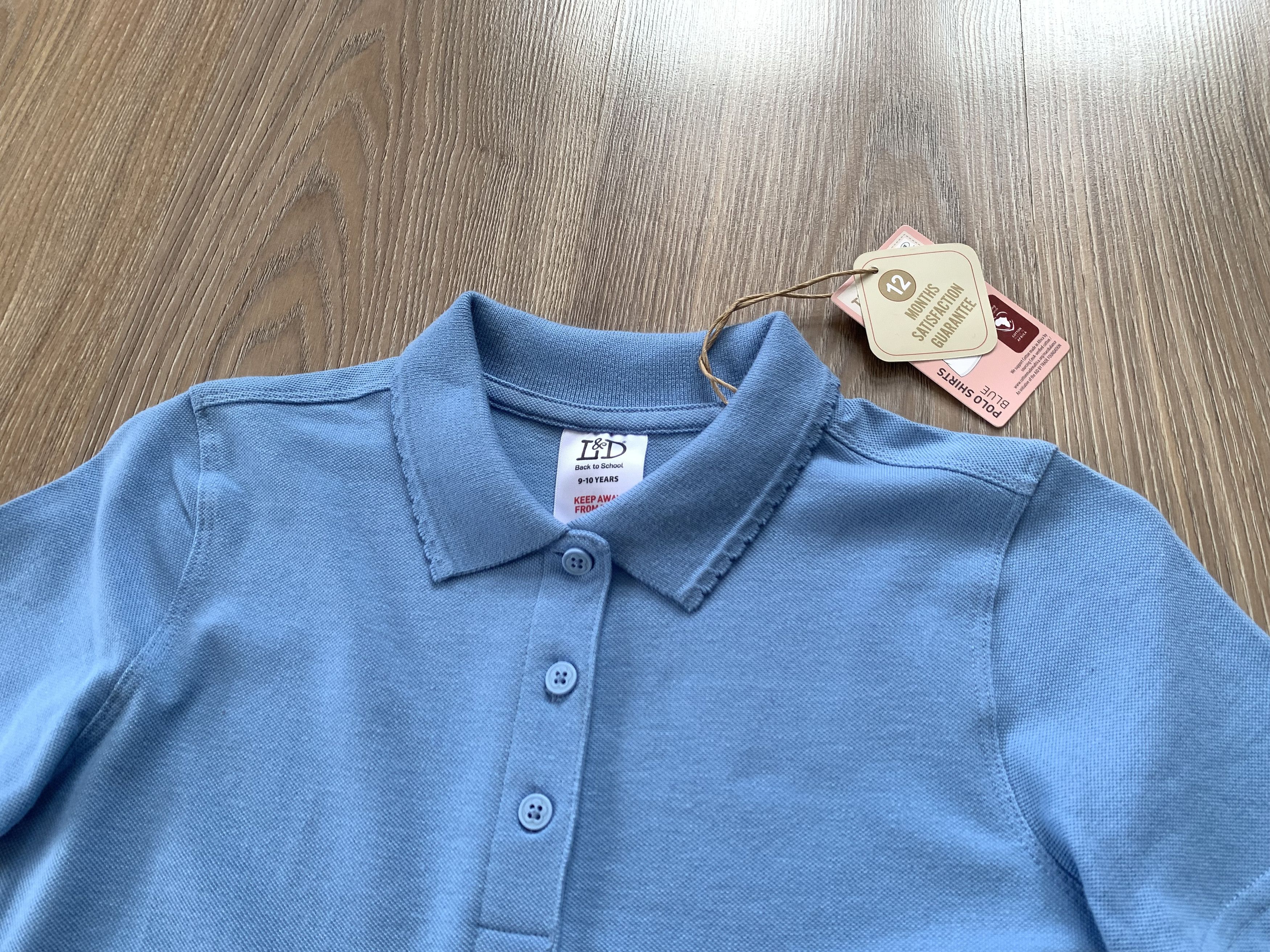 Other Kids L&D Blue Cotton Polo Size XXS / US 00 / IT 34 - 4 Thumbnail