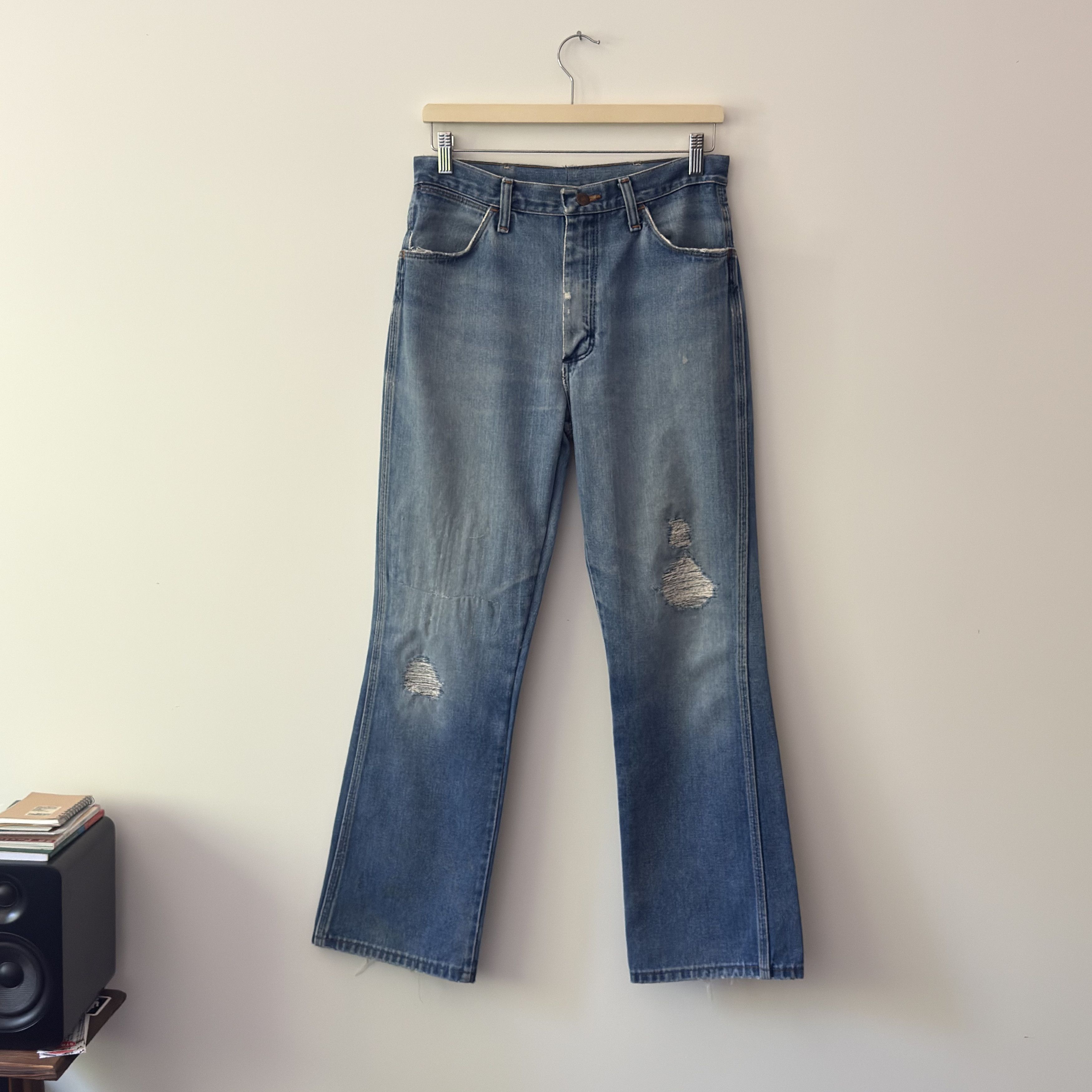 Vintage Wrangler flares - vintage faded Size US 30 / EU 46 - 1 Thumbnail