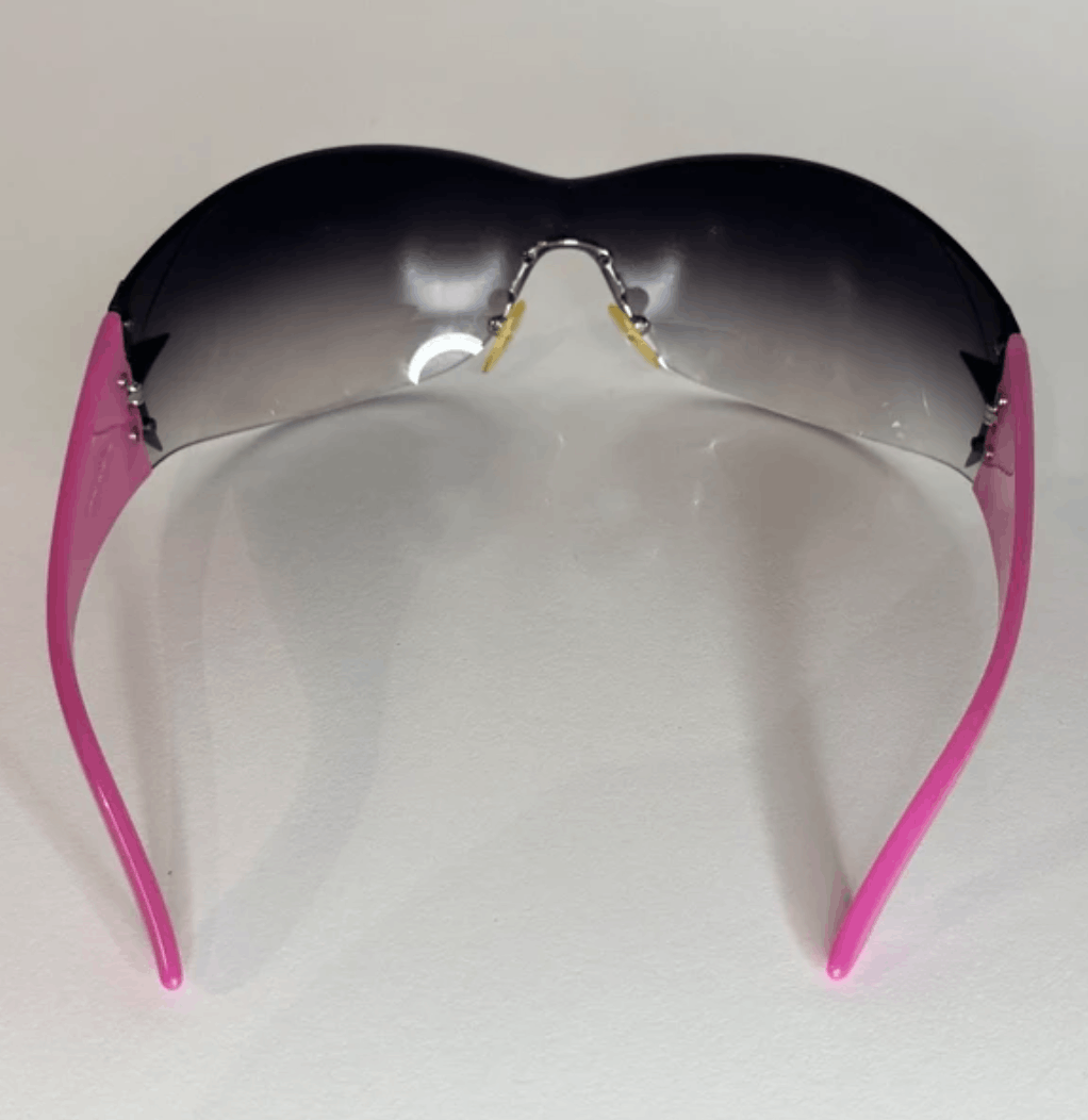 Prada PRADA Sunglasses SPR 58E Wrap Star Rimless Luna Rossa Size ONE SIZE - 5 Thumbnail
