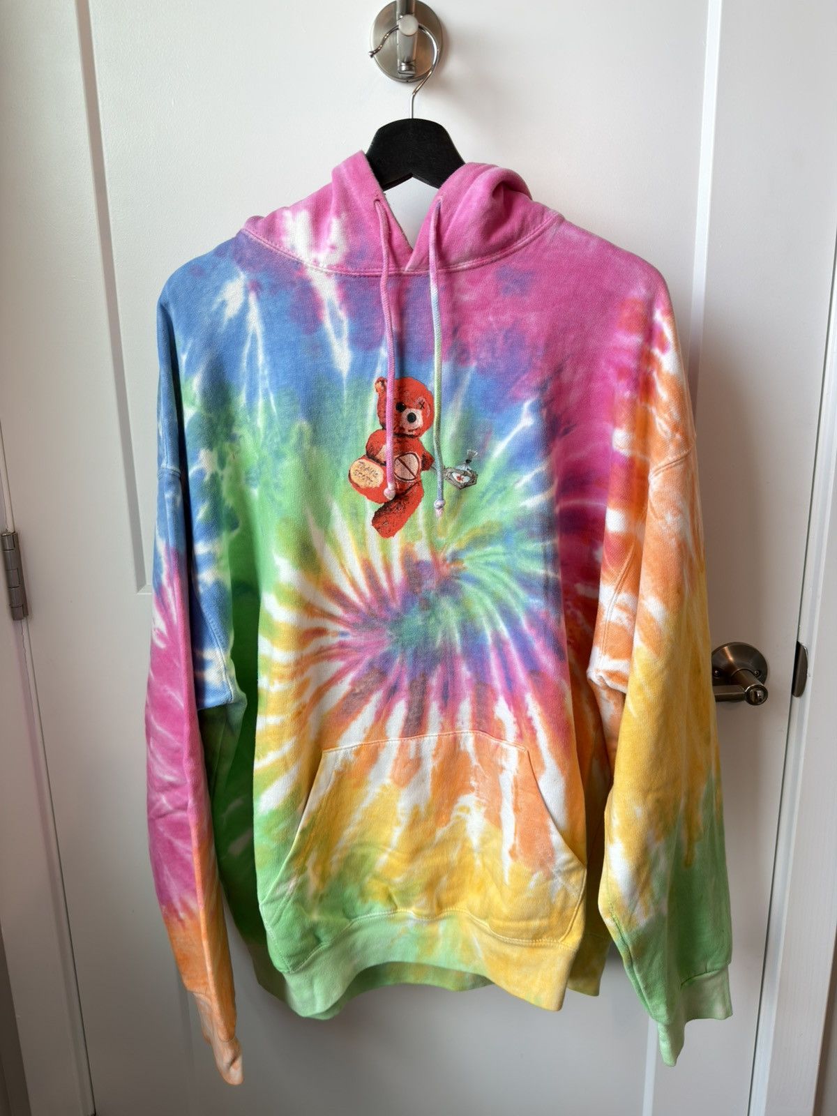 Travis Scott Travis Scott ASTROWORLD Tour Leg 2 Tie-Dye Bear Hoodie Size US XL / EU 56 / 4 - 1 Thumbnail