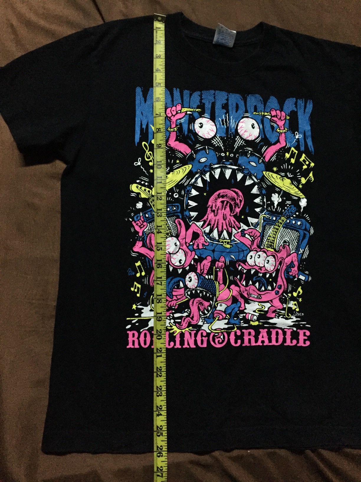 Band Tees × Japanese Brand Monster Rock Rolling Cradle Tee Size US M / EU 48-50 / 2 - 8 Thumbnail