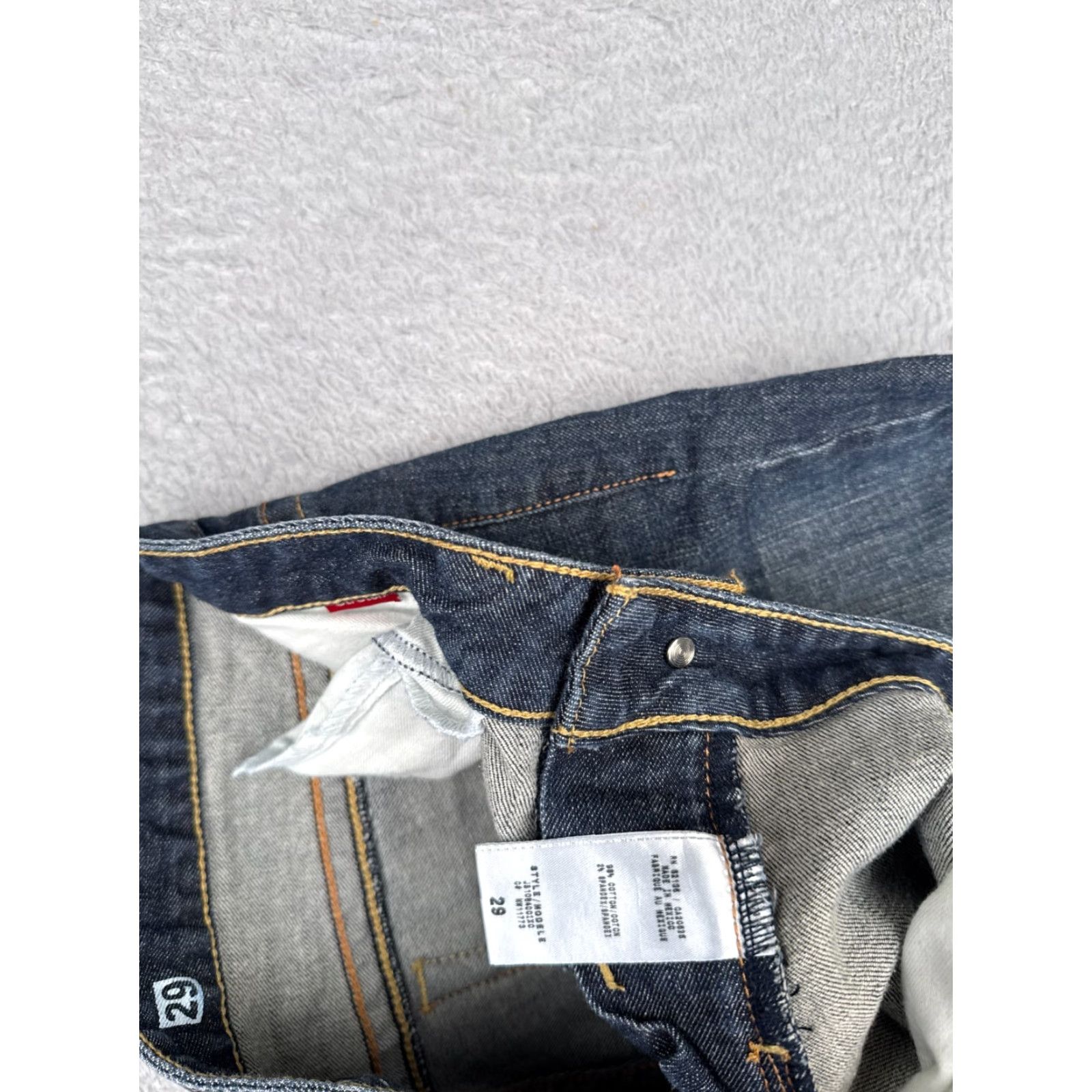 Guess GUESS Jeans Women 29 Blue Denim Capri Crop Low Rise Dark Cotton Blend 32x22 Jeans Size 29" - 7 Thumbnail