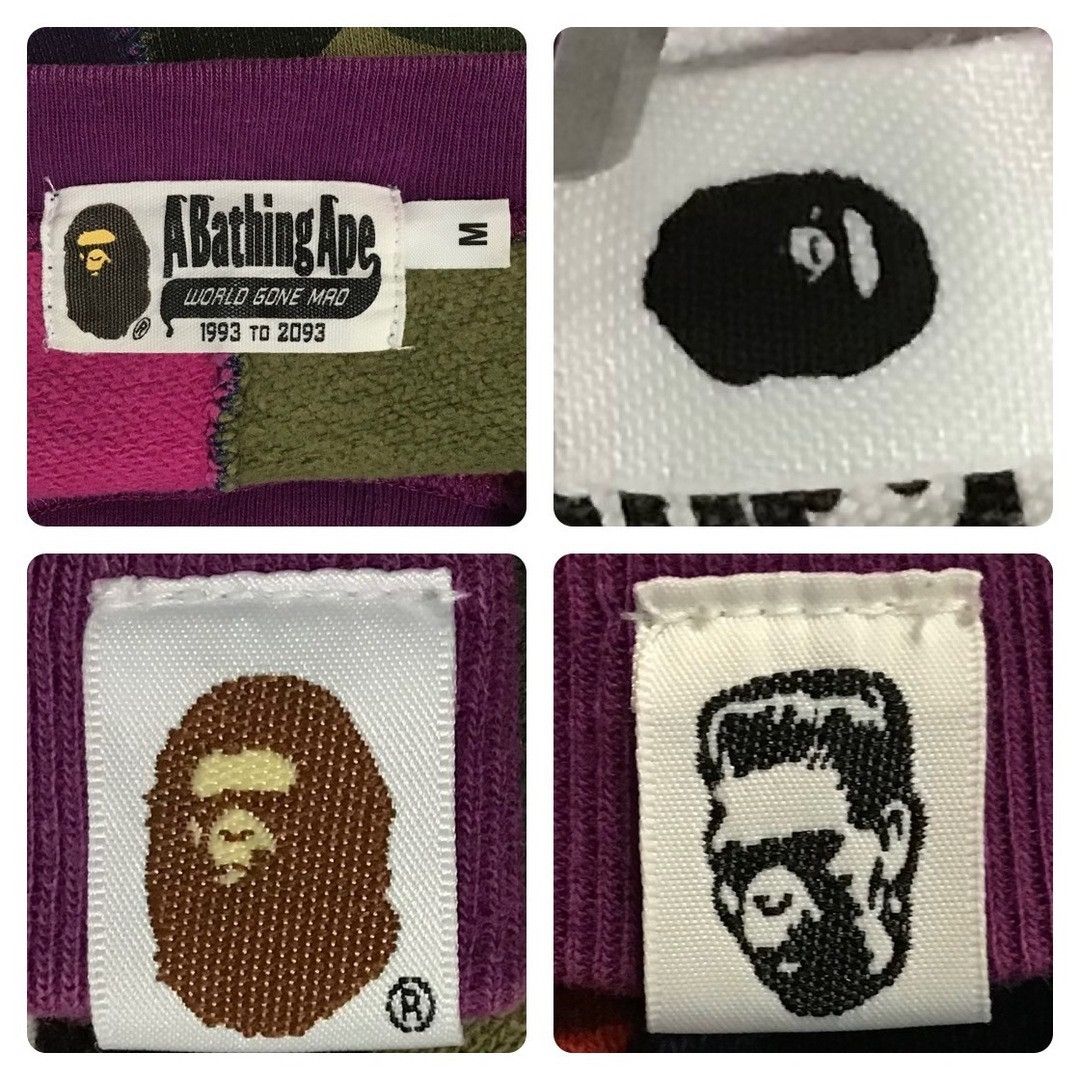 Bape BAPE Mix camo shark sweat shirt a bathing ape Size US M / EU 48-50 / 2 - 6 Thumbnail