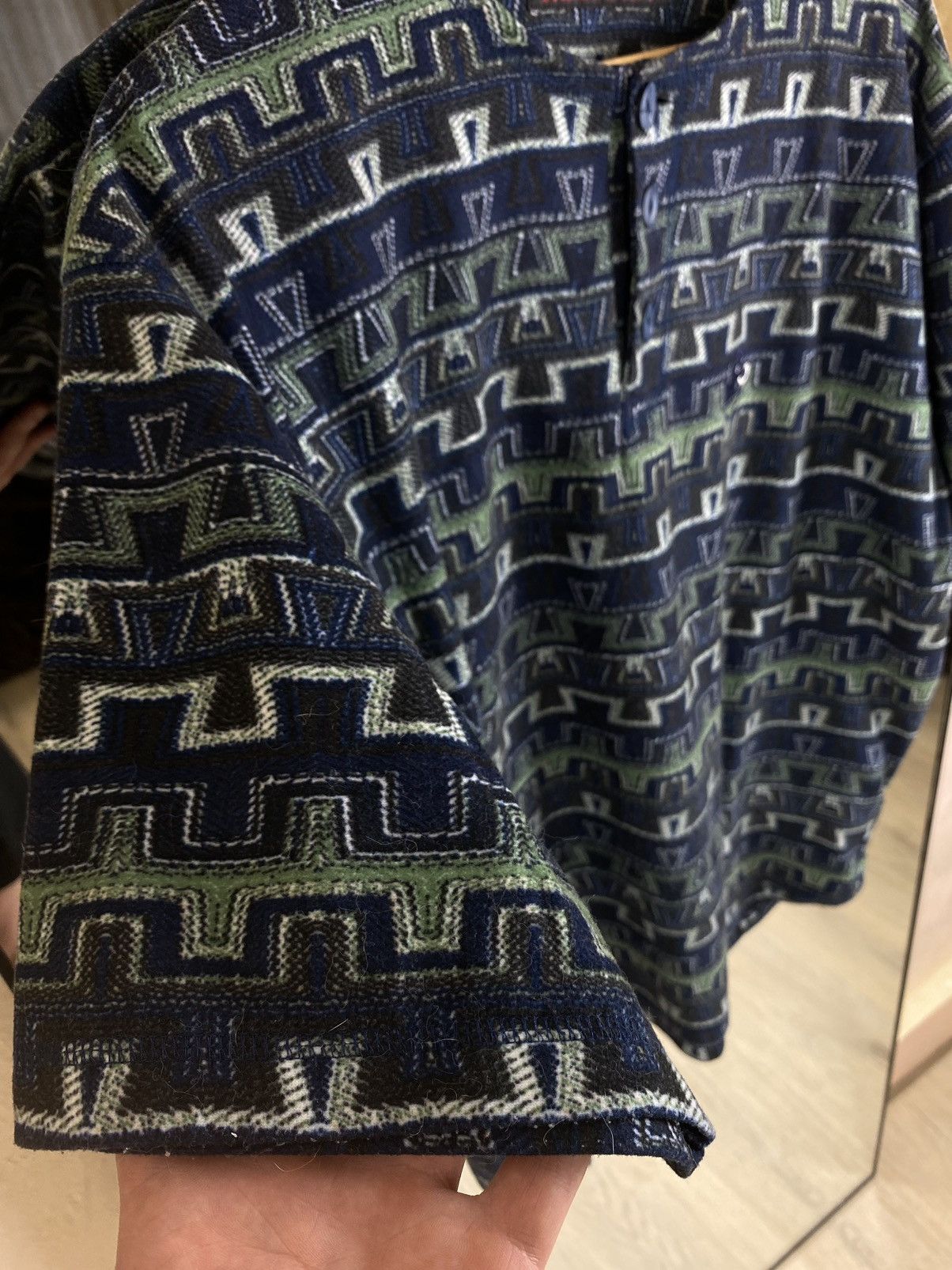 Mammut Mammut Vintage TECNOPILE Geometric Fleece | Retro Outdoor Size US L / EU 52-54 / 3 - 4 Thumbnail