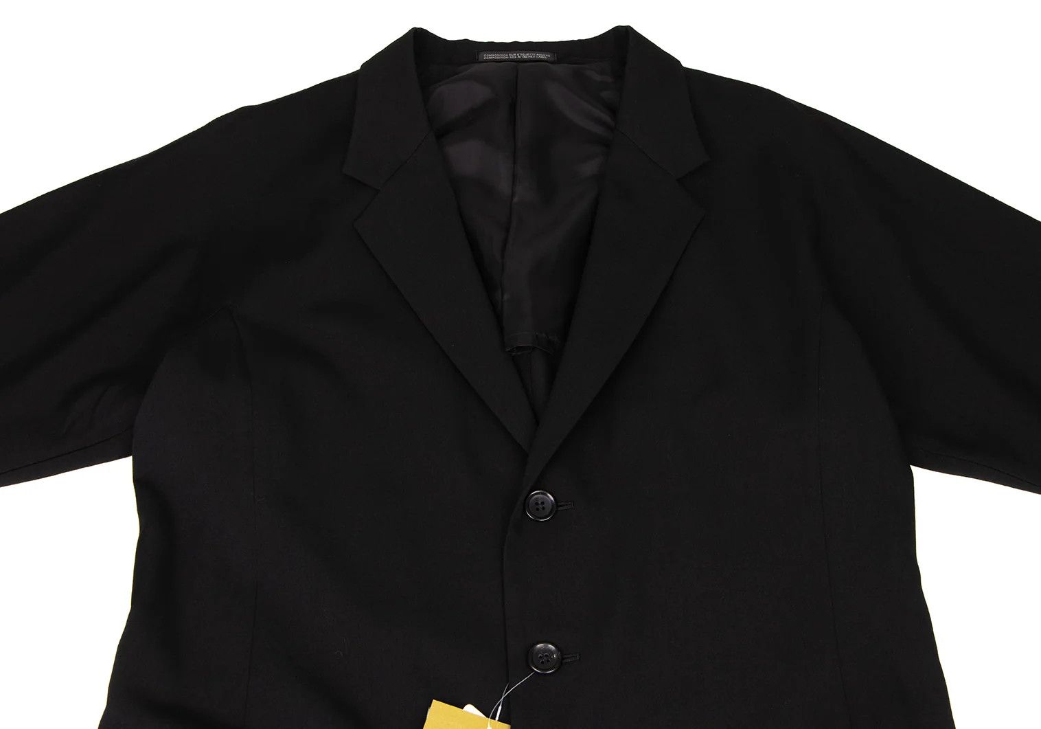 Yohji Yamamoto Yohji Yamamoto Wool Gabardine Long Jacket Size US XL / EU 56 / 4 - 2 Thumbnail