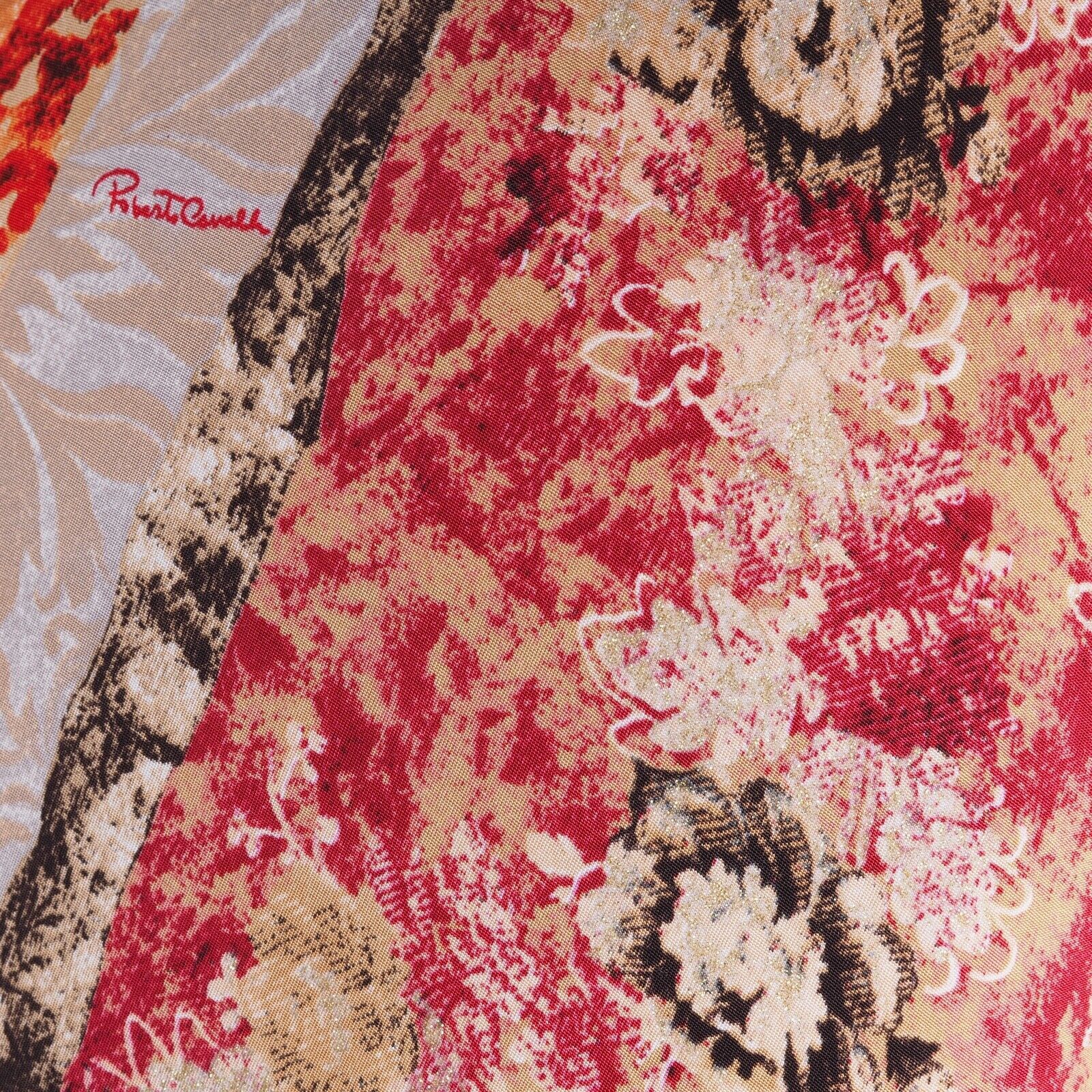 Roberto Cavalli Roberto Cavalli Vintage Floral Print Halter Midi Dress Size L / US 10 / IT 46 - 5 Thumbnail