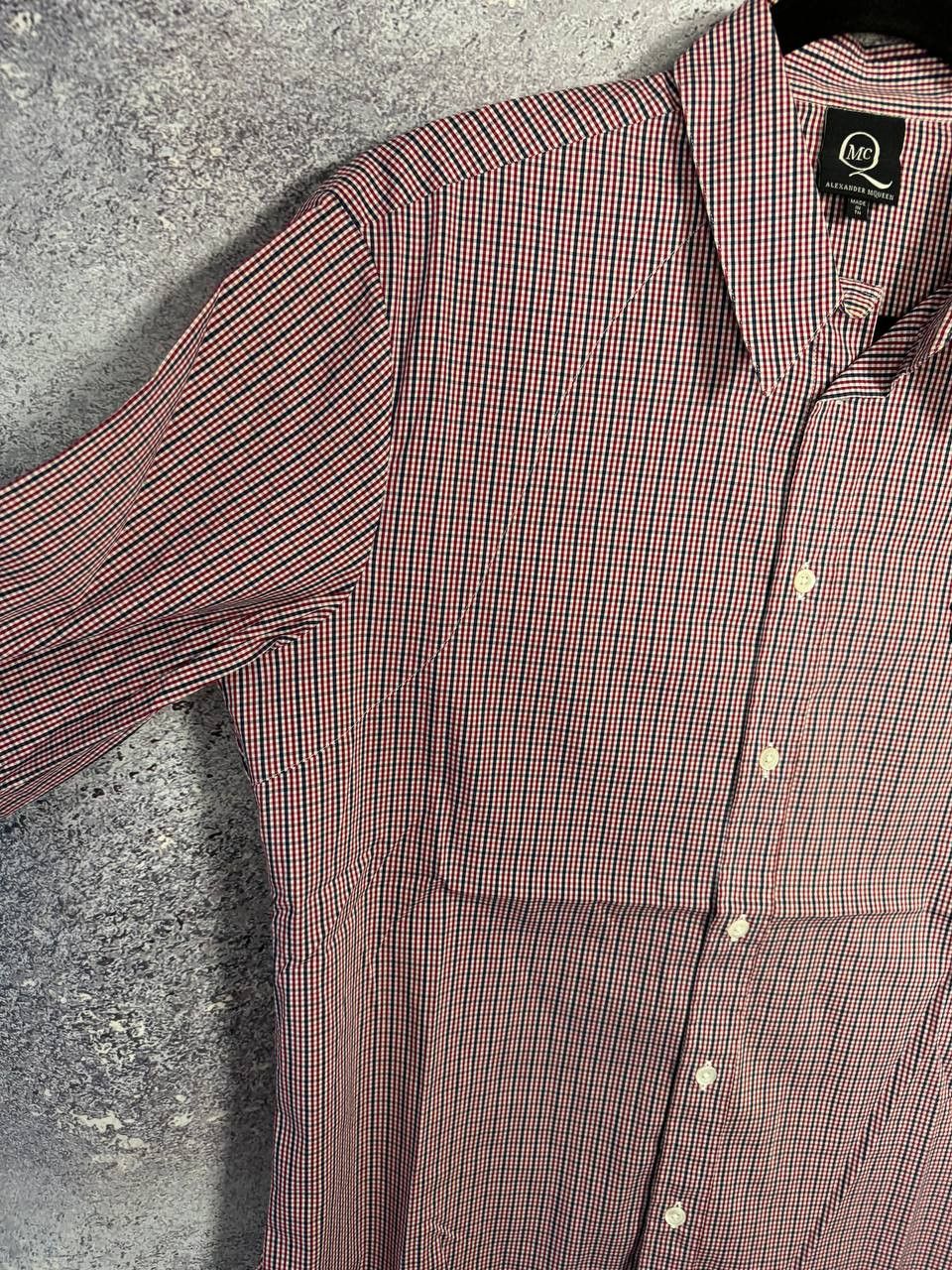 Alexander McQueen × MCQ × McQ Alexander McQueen Vintage 2008 MCQ Alexander McQueen Check Shirt Oldmoney Size US L / EU 52-54 / 3 - 8 Thumbnail