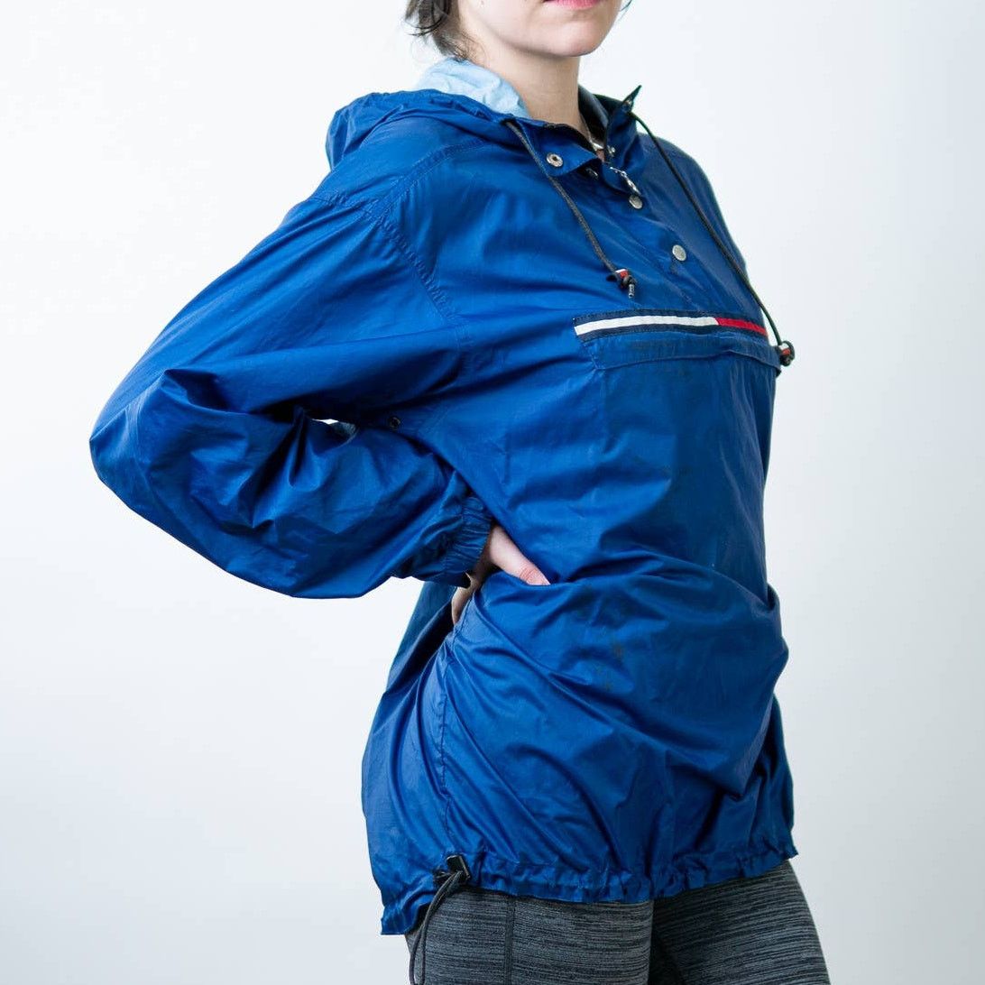 Tommy Hilfiger Vintage Y2K Tommy Hilfiger Windbreaker Rain Jacket - L Size M / US 6-8 / IT 42-44 - 6 Thumbnail