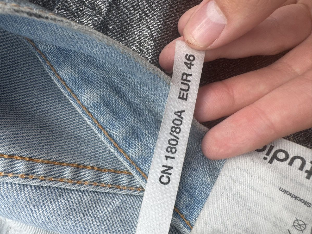 Acne Studios Silver Acne Studios 2023 Baggy Denim Size US 30 / EU 46 - 8 Thumbnail