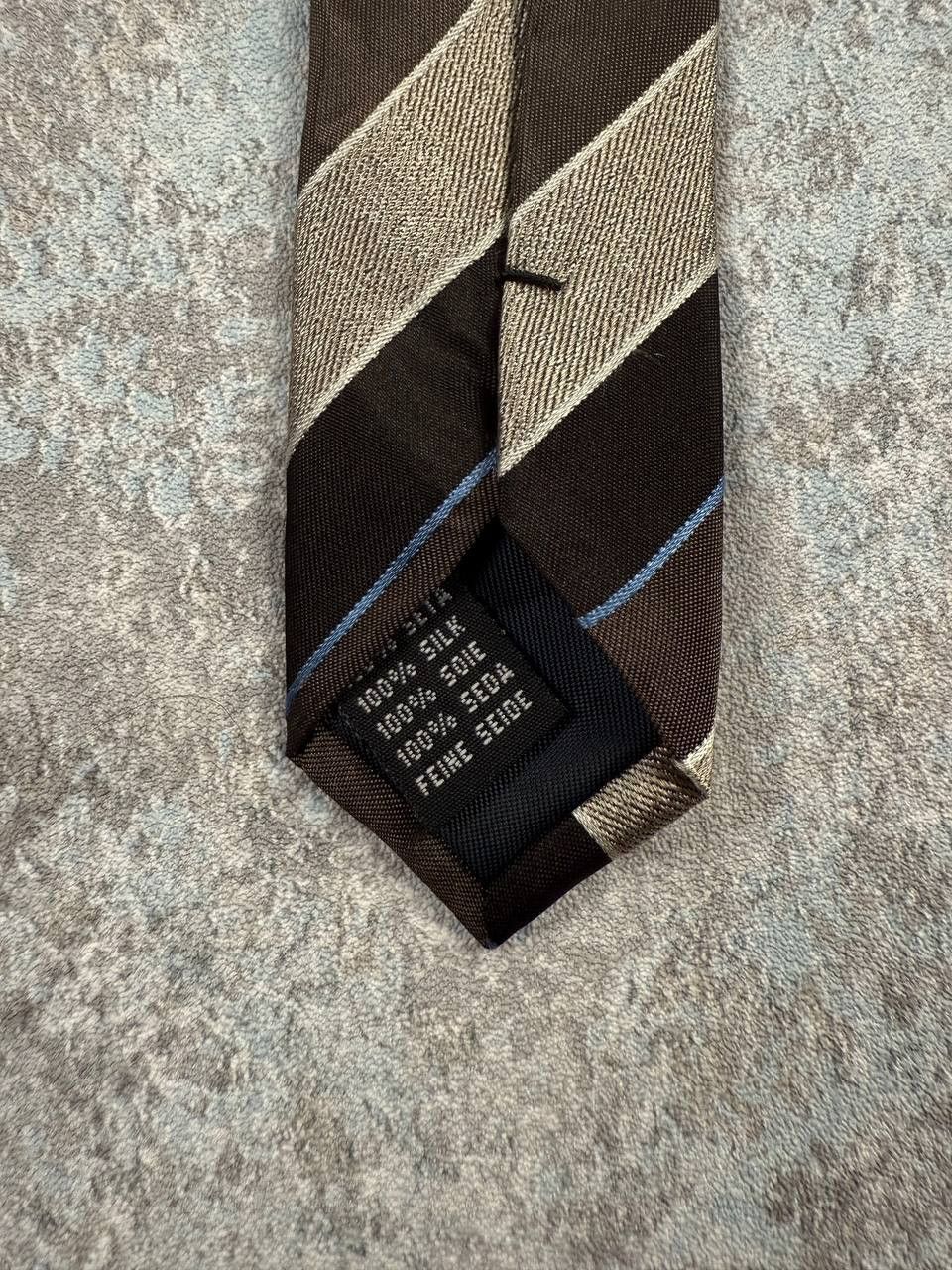 Balmain Balmain Homme Striped 100% Silk Men's Tie Size ONE SIZE - 6 Thumbnail