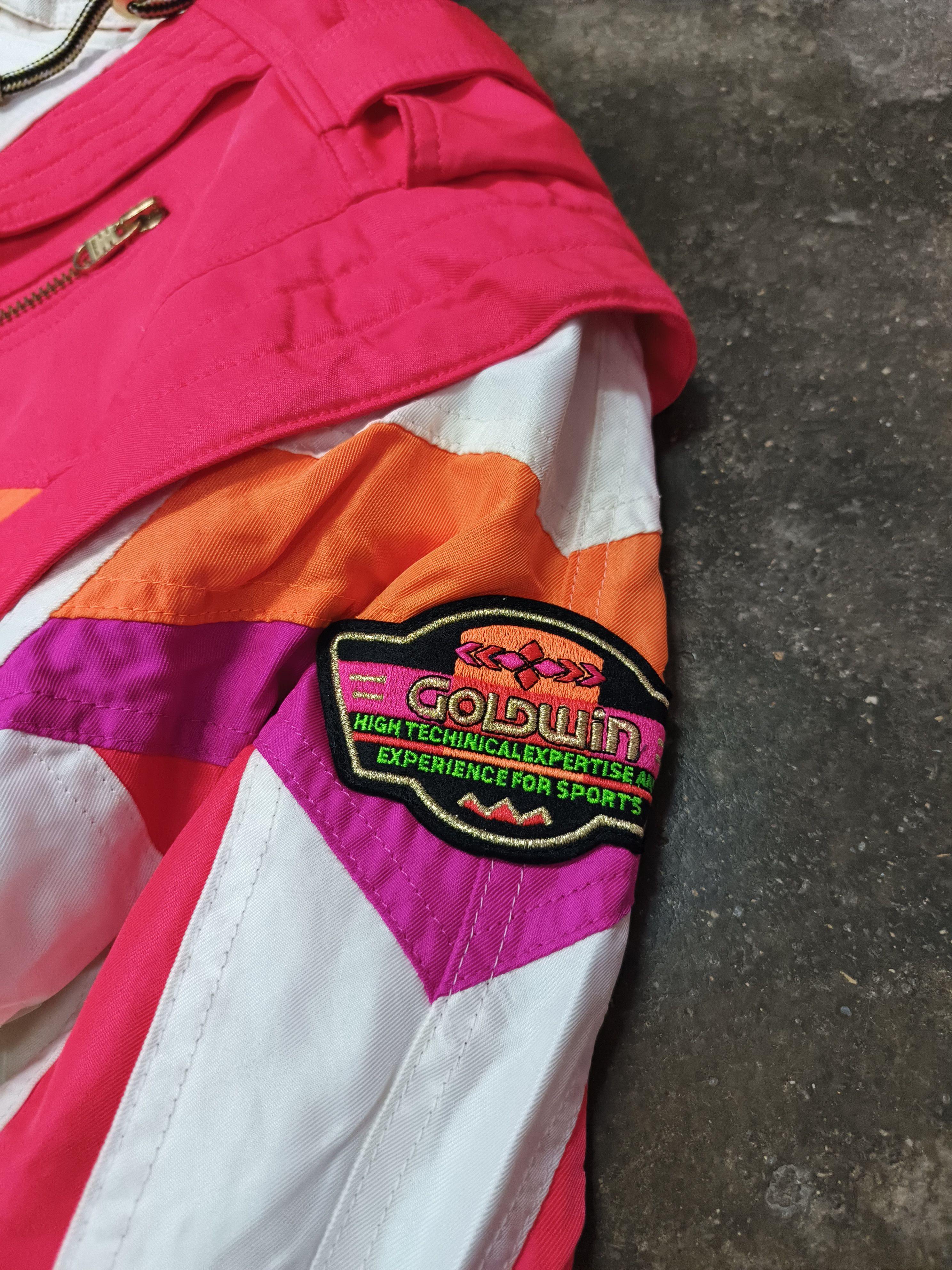 Goldwin GOLDWIN COMPETITION MULTICOLOR SKI BOMBER JACKET Size L / US 10 / IT 46 - 6 Thumbnail