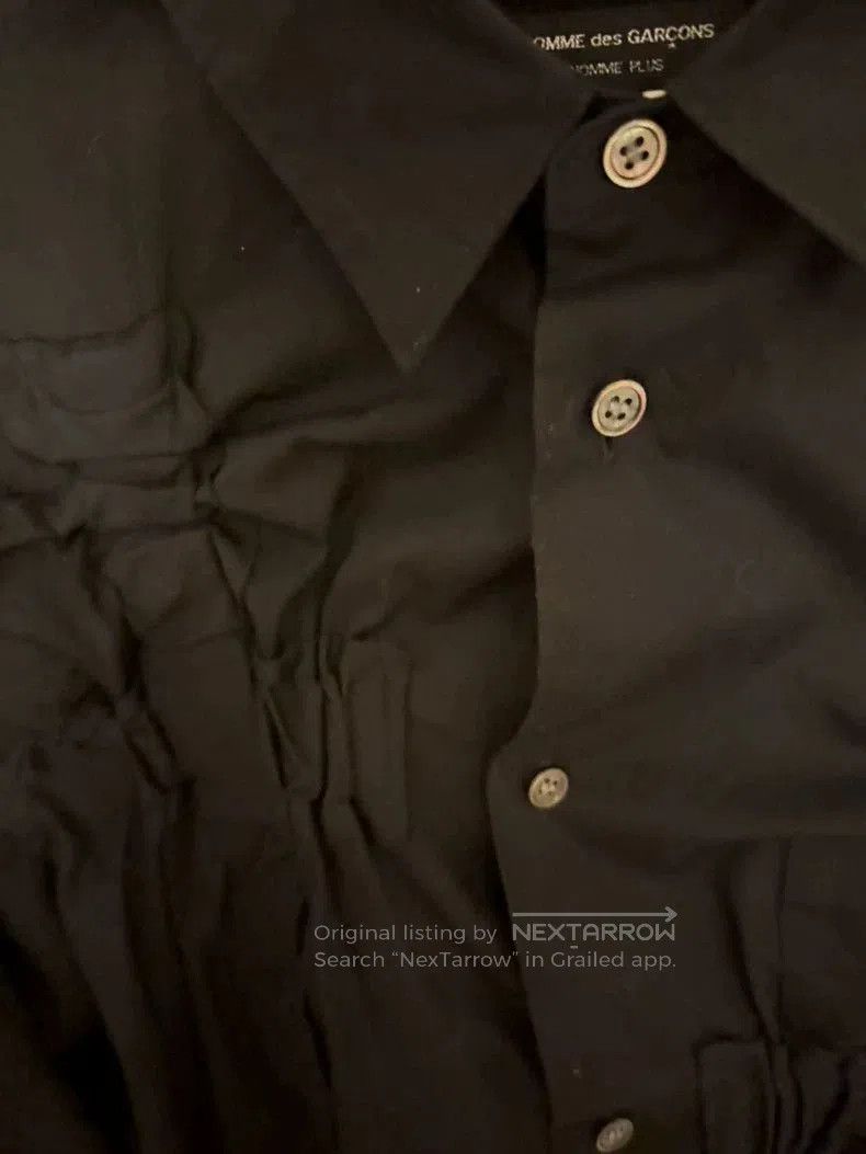 Comme des Garcons Comme des Garçons Homme Plus Ruched Shirt. Size US L / EU 52-54 / 3 - 3 Thumbnail