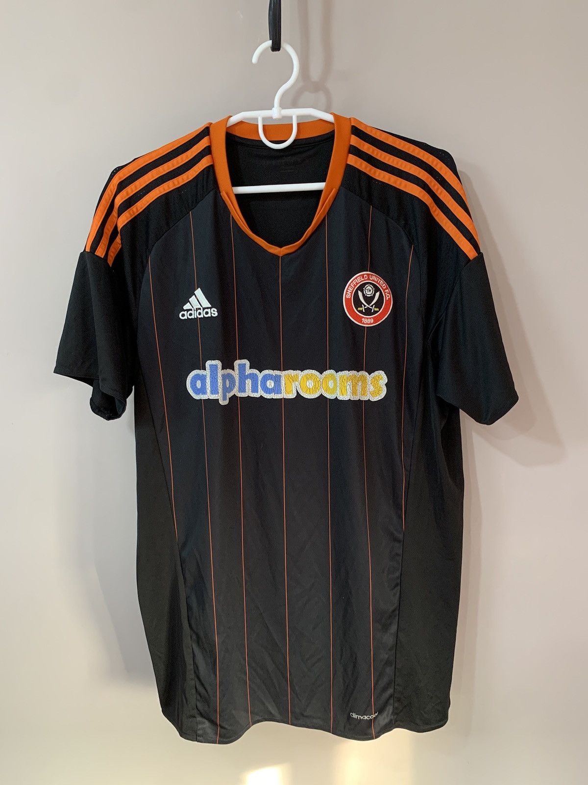 Adidas Sheffield United 2016 Away Football Shirt Adidas Soccer Sz M Size US M / EU 48-50 / 2 - 1 Thumbnail