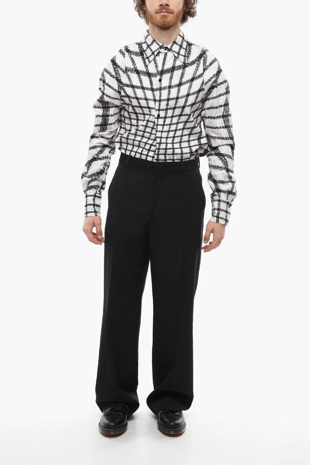 Balmain og1mm0326 Baggy Relaxed-Fit Pant in Black Size US 36 / EU 52 - 4 Thumbnail