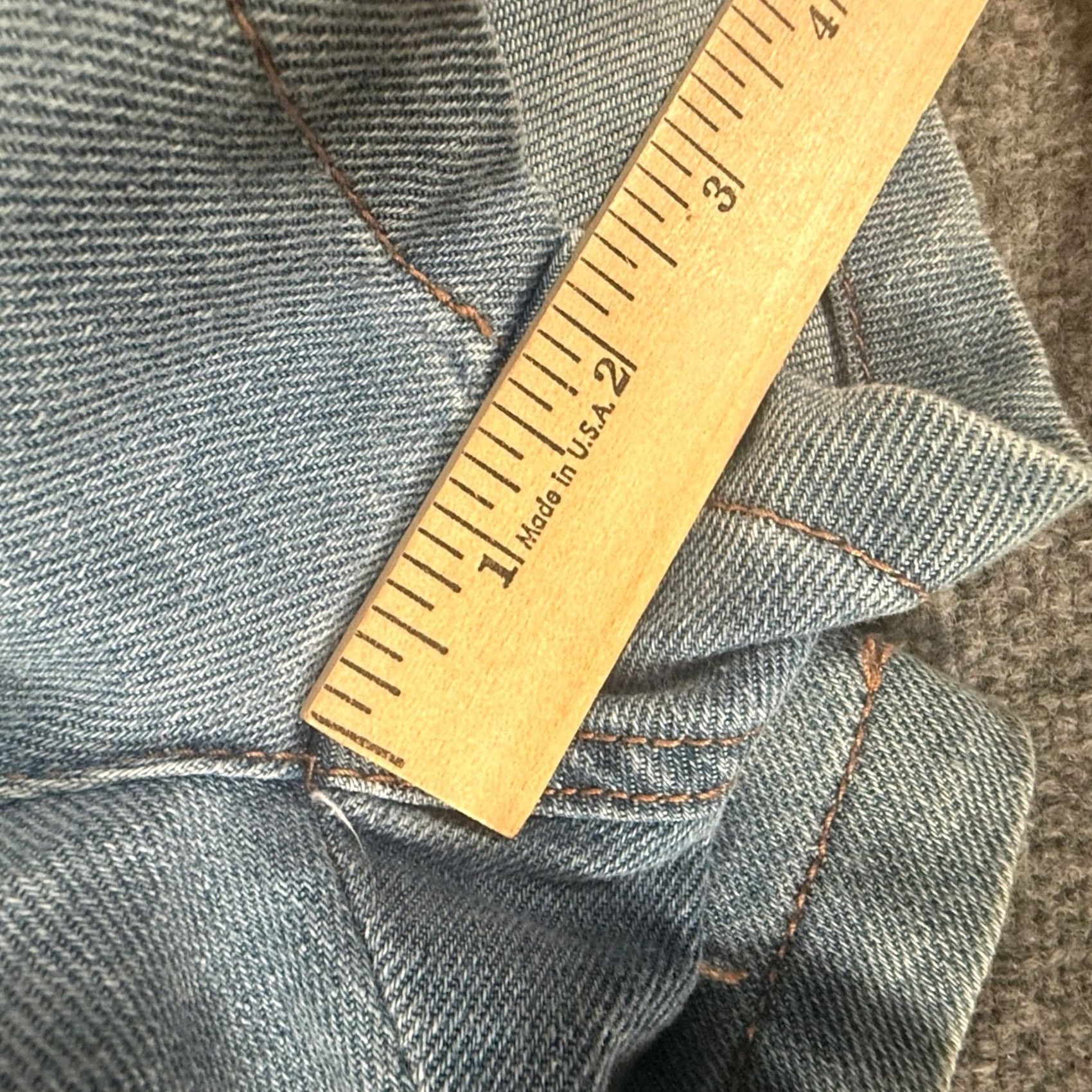 Vintage Vanilla Star Cargo Shorts Denim Light Wash Drawstring Waist Pockets XS Women Regular Denim Cotton Blend Casual Summer Travel Size 26" / US 2 / IT 38 - 6 Thumbnail