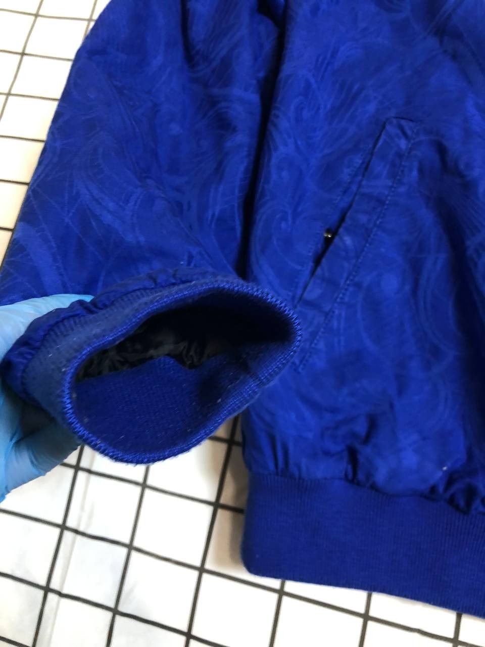 Versace Versace Men's Vintage Flight Jacket Blue Size M From Japan Size US M / EU 48-50 / 2 - 4 Thumbnail