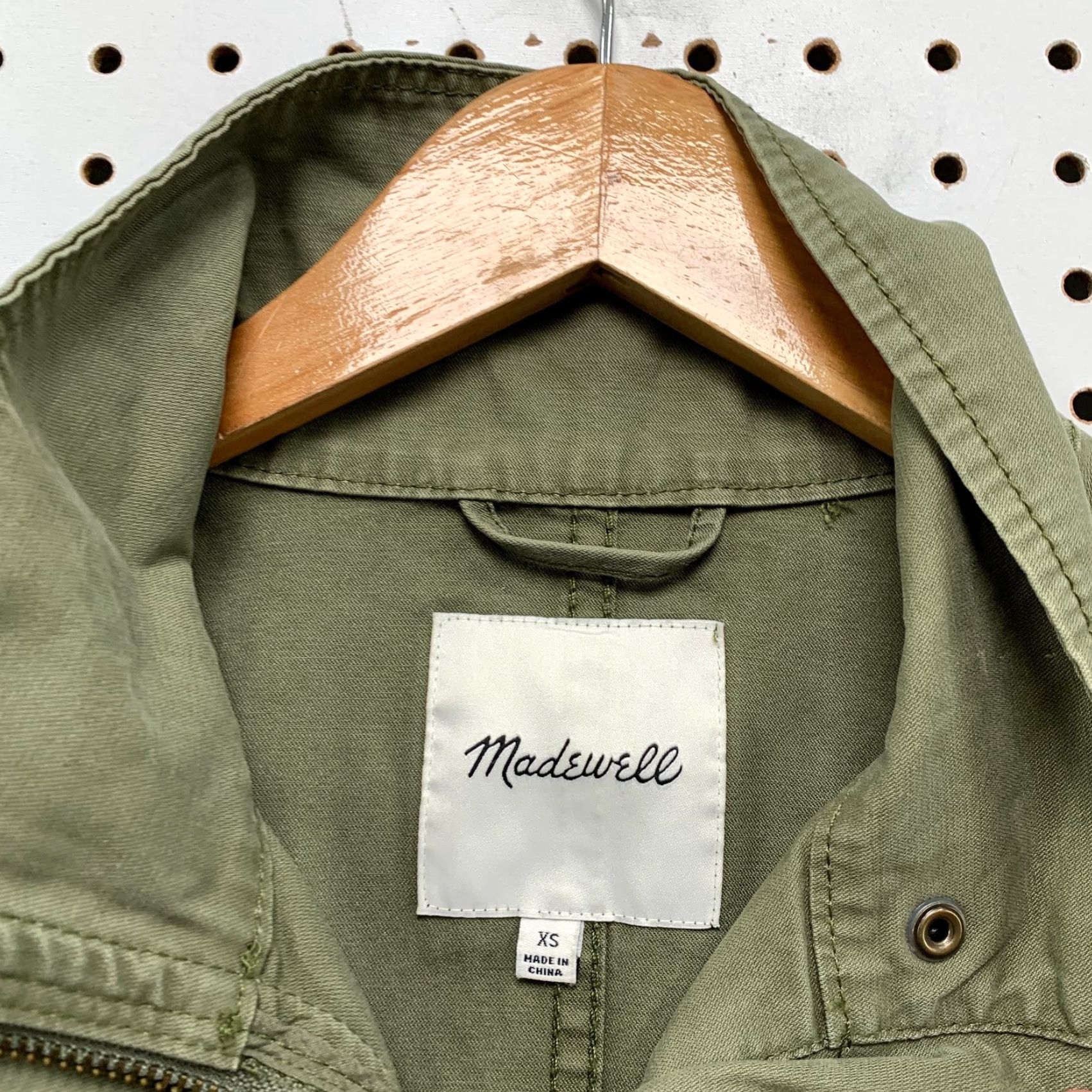 Madewell VINTAGE Madewell Military Field Jacket Womens XS Green Surplus M-65 Lightweight Zip Army Size XS / US 0-2 / IT 36-38 - 4 Thumbnail