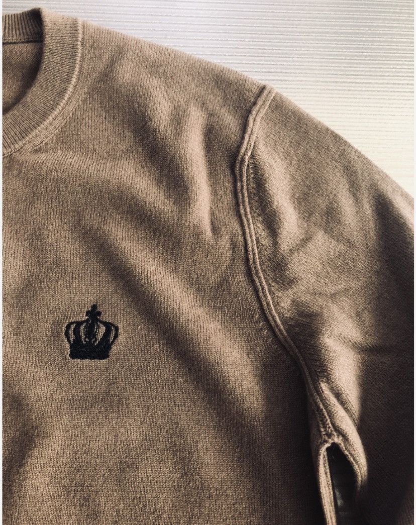 Dolce & Gabbana Dolce and Gabbana 🇮🇹 Brown Cashmere Crown Embroidered 50 NWT Size US M / EU 48-50 / 2 - 11 Thumbnail